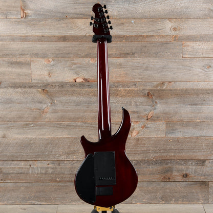 Sterling by Music Man MAJ270X John Petrucci Majesty 7-String Spalted Maple Blood Orange Burst Electric Guitars / Solid Body