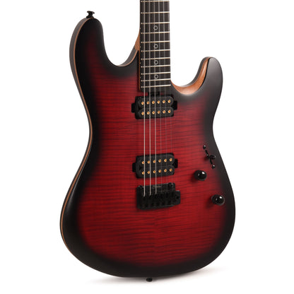 Sterling by Music Man Rabea Massaad Artist Series Sabre Blood Flame Burst Electric Guitars / Solid Body
