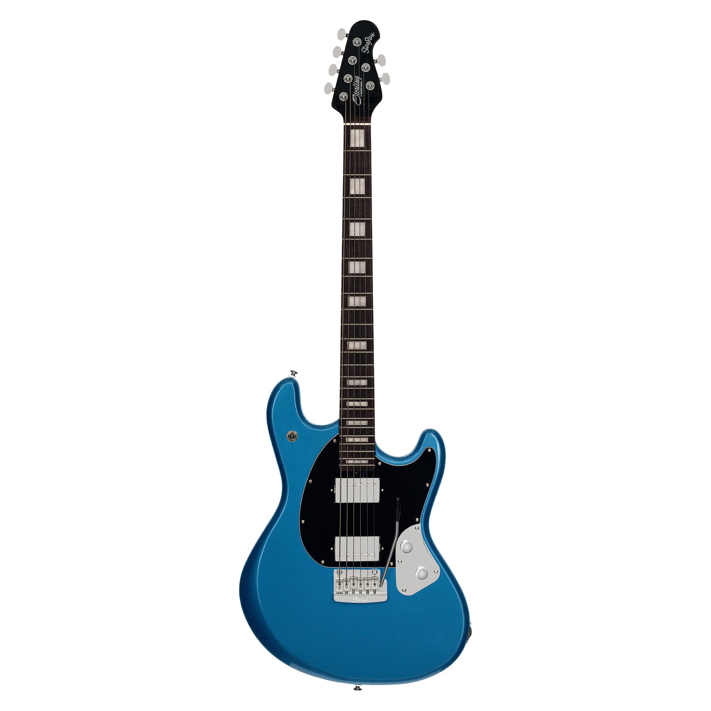 Sterling by Music Man StingRay Baritone Electric Guitar Toluca Lake Blue Electric Guitars / Solid Body