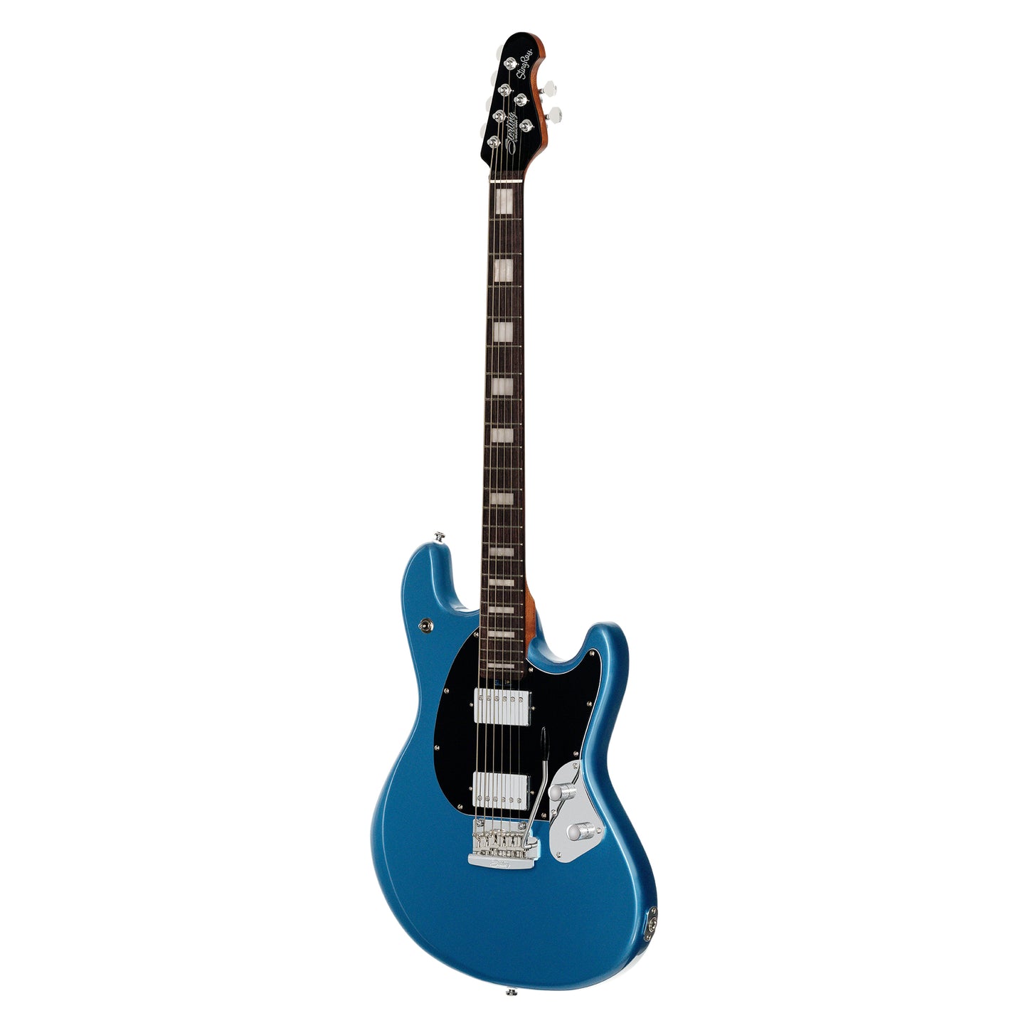Sterling by Music Man StingRay Baritone Electric Guitar Toluca Lake Blue Electric Guitars / Solid Body