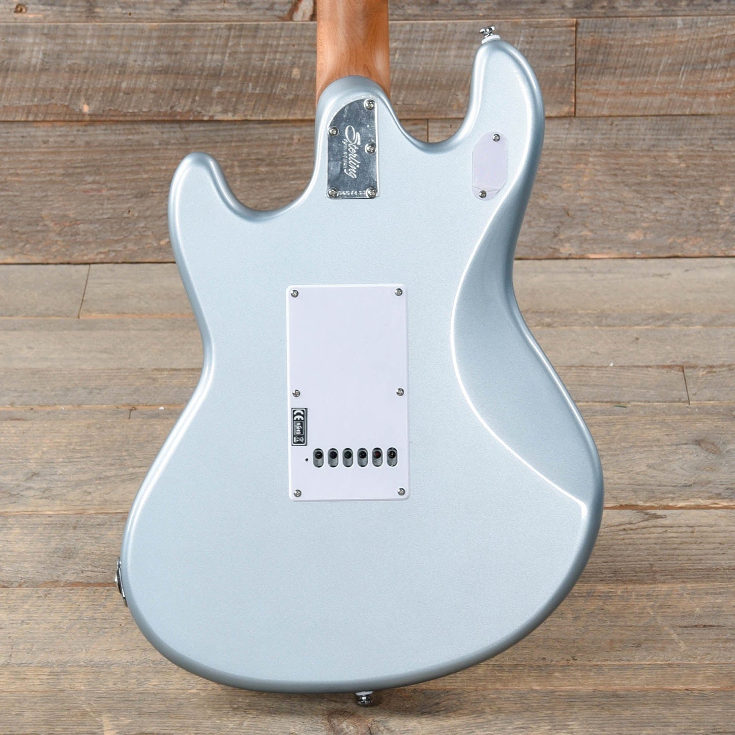 Sterling by Music Man StingRay Guitar Firemist Silver Electric Guitars / Solid Body