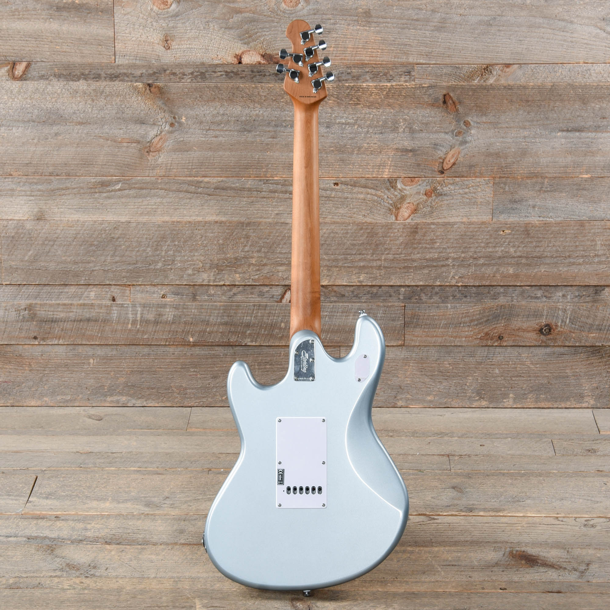 Sterling by Music Man StingRay Guitar Firemist Silver Electric Guitars / Solid Body