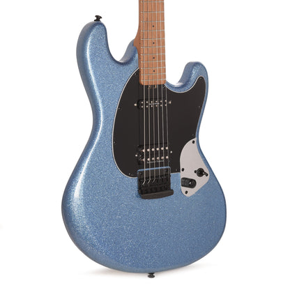 Sterling by Music Man Fluff Artist Series StingRay Guitar Amana Boat Blue Electric Guitars