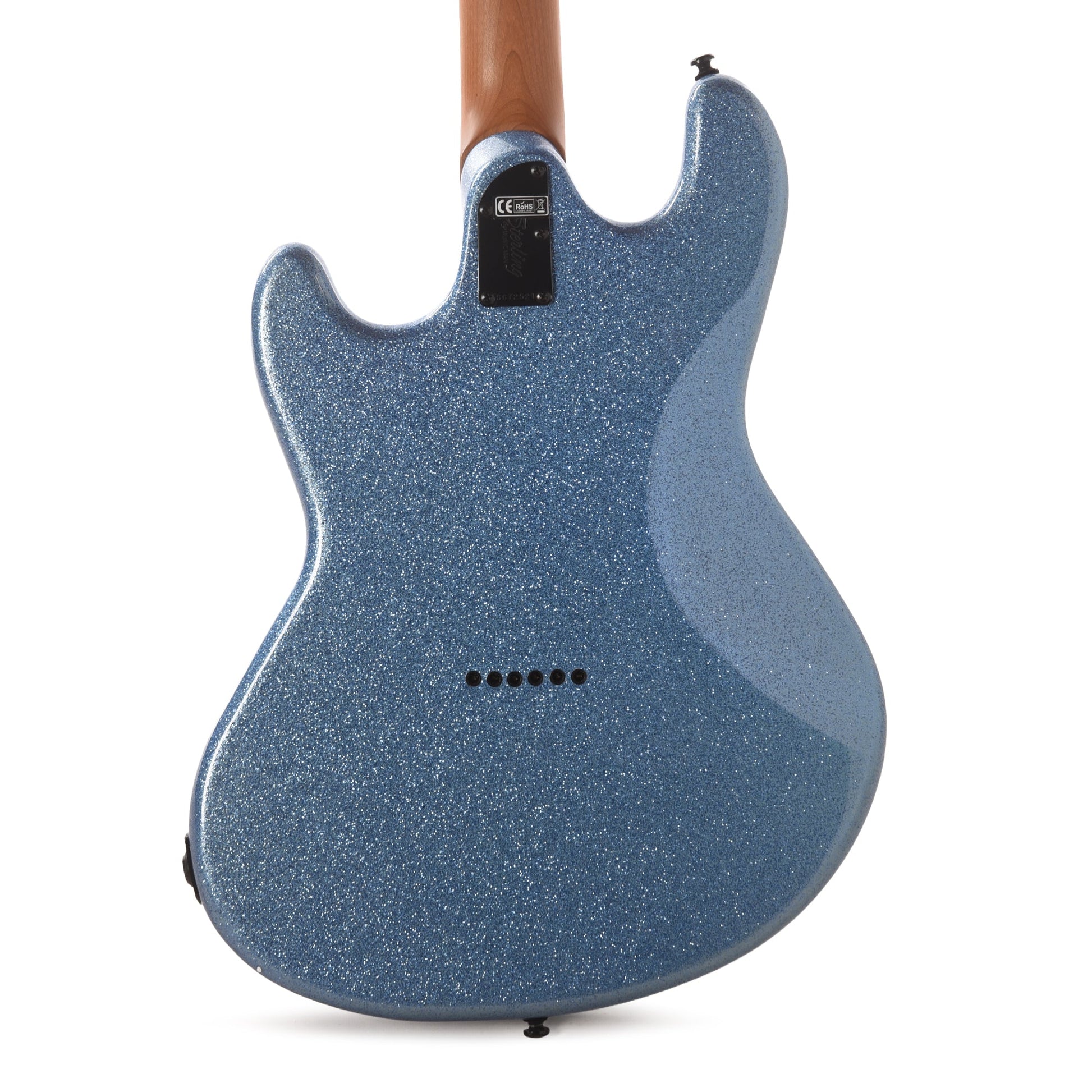 Sterling by Music Man Fluff Artist Series StingRay Guitar Amana Boat Blue Electric Guitars
