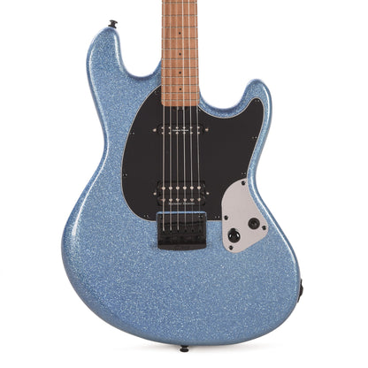 Sterling by Music Man Fluff Artist Series StingRay Guitar Amana Boat Blue Electric Guitars