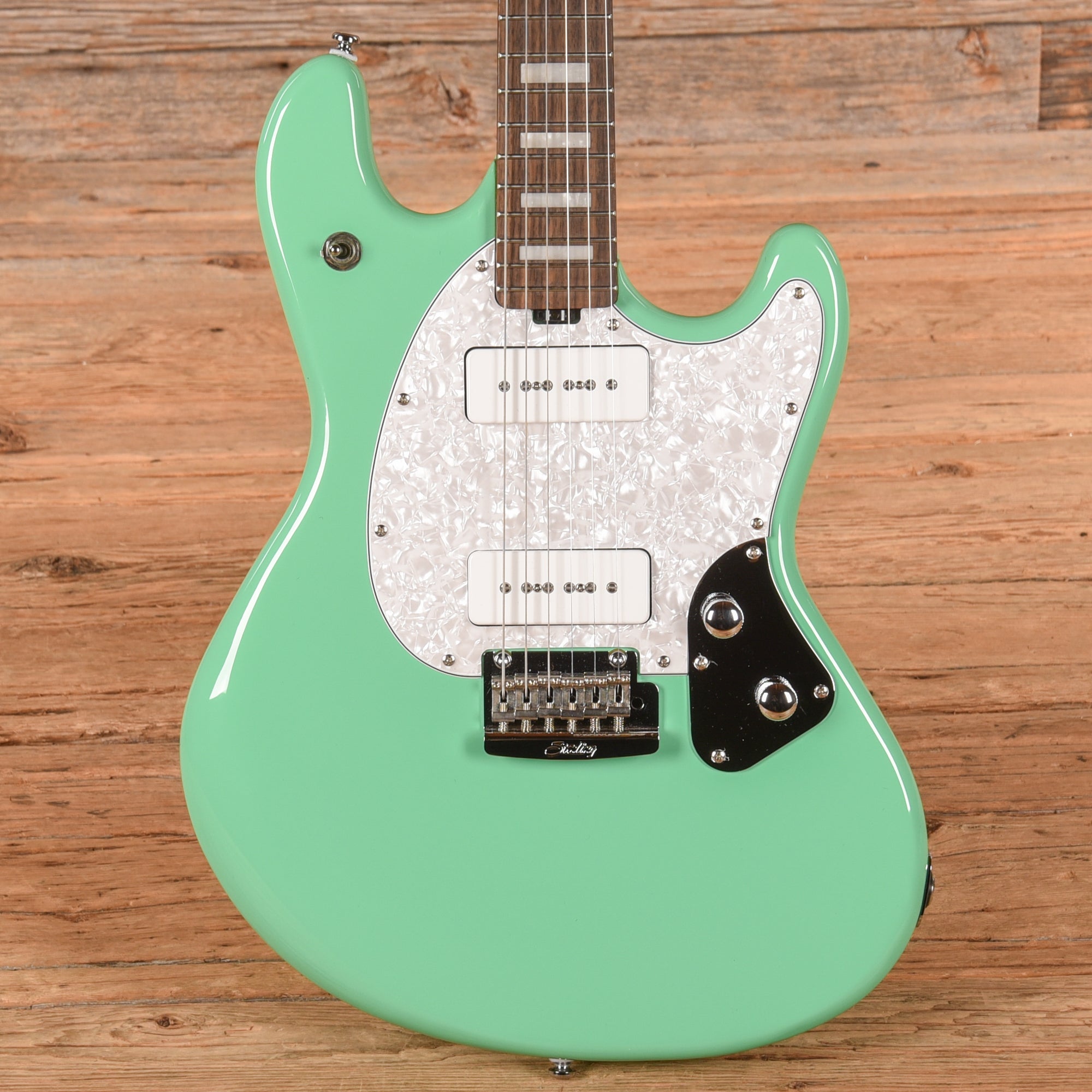 Sterling by Music Man SR50X Stingray Plus Seafoam Green Electric Guitars