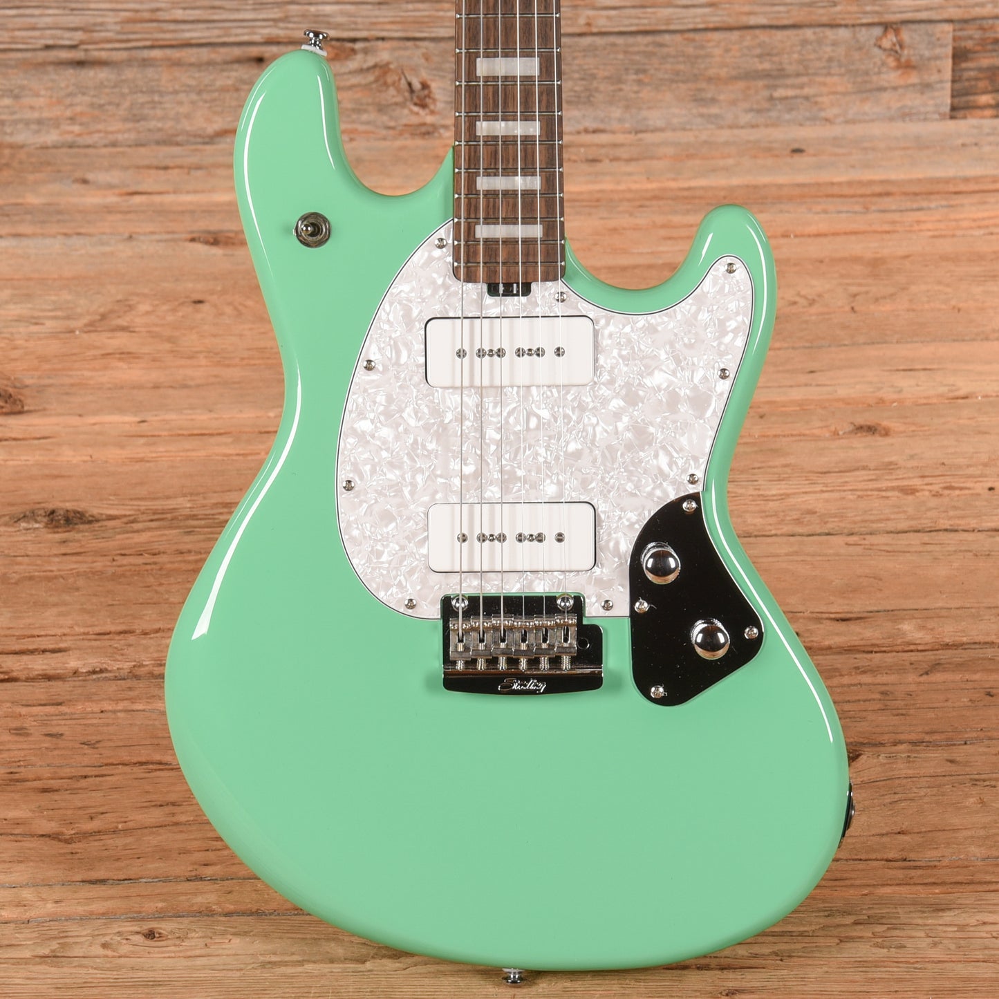 Sterling by Music Man SR50X Stingray Plus Seafoam Green Electric Guitars