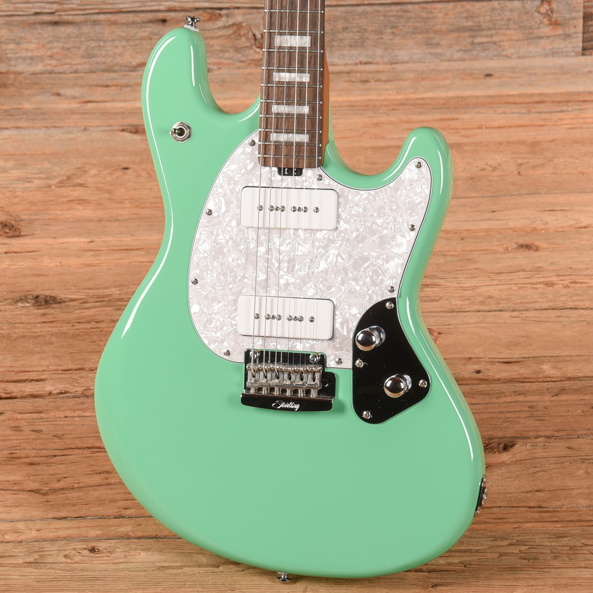 Sterling by Music Man SR50X Stingray Plus Seafoam Green Electric Guitars