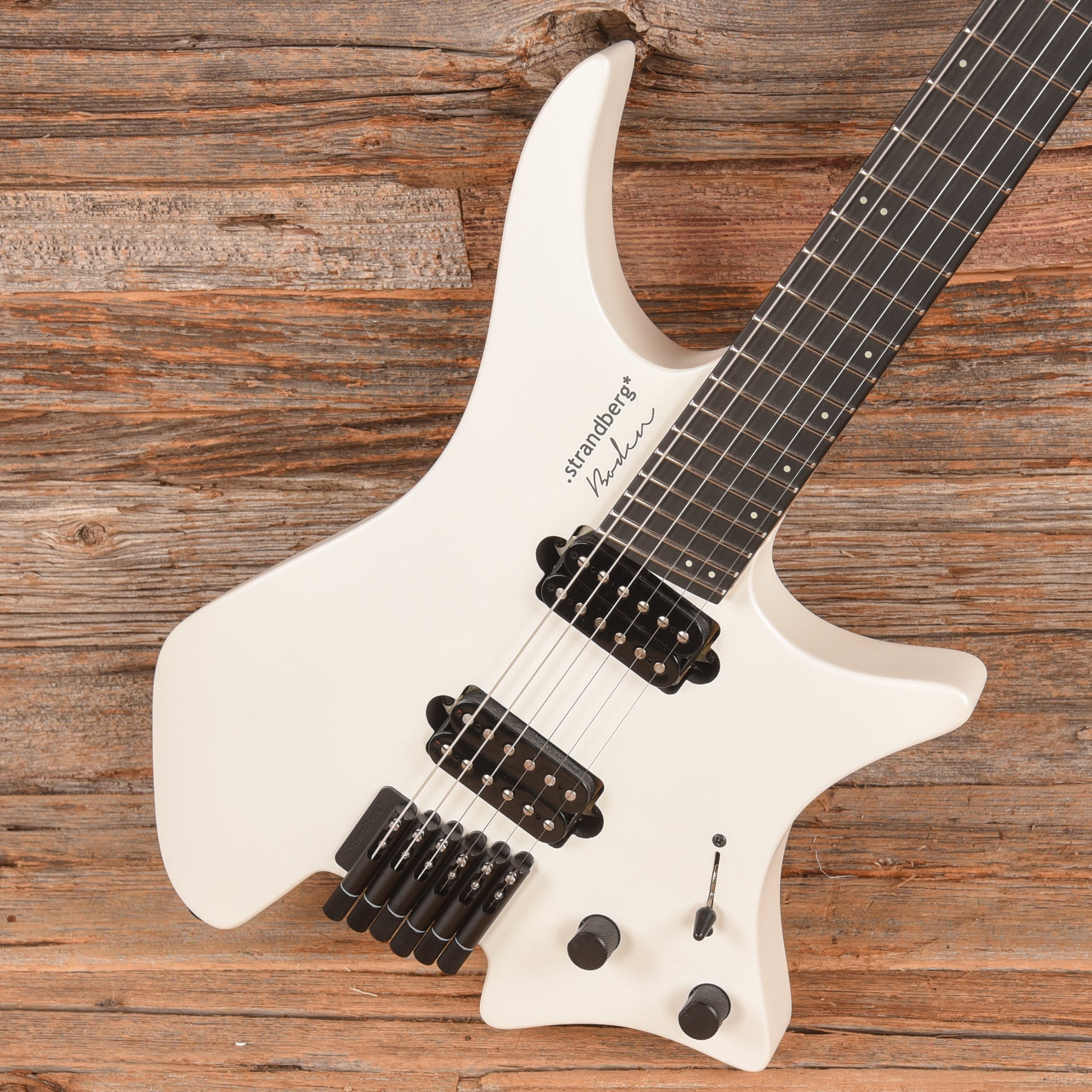 Strandberg Boden Metal NX6 White Electric Guitars / Solid Body