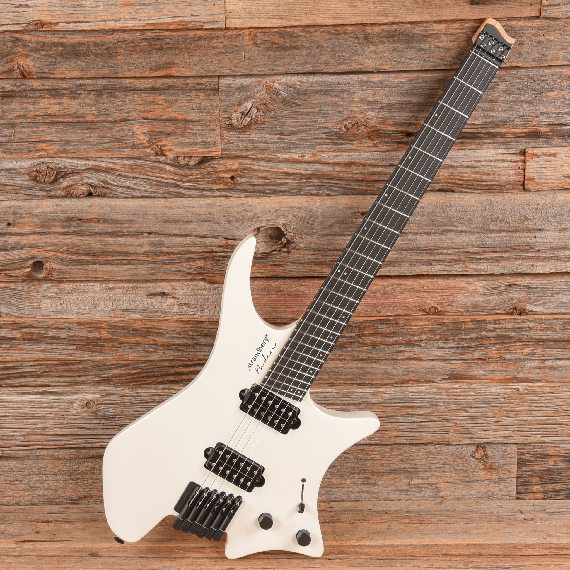 Strandberg Boden Metal NX6 White Electric Guitars / Solid Body