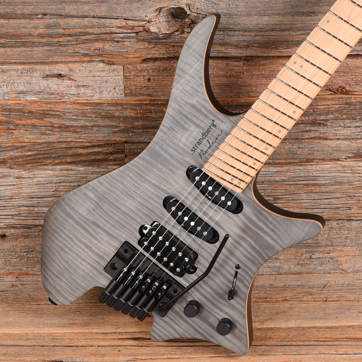 Strandberg Boden Standard NX 6 Tremolo Transparent Black Electric Guitars