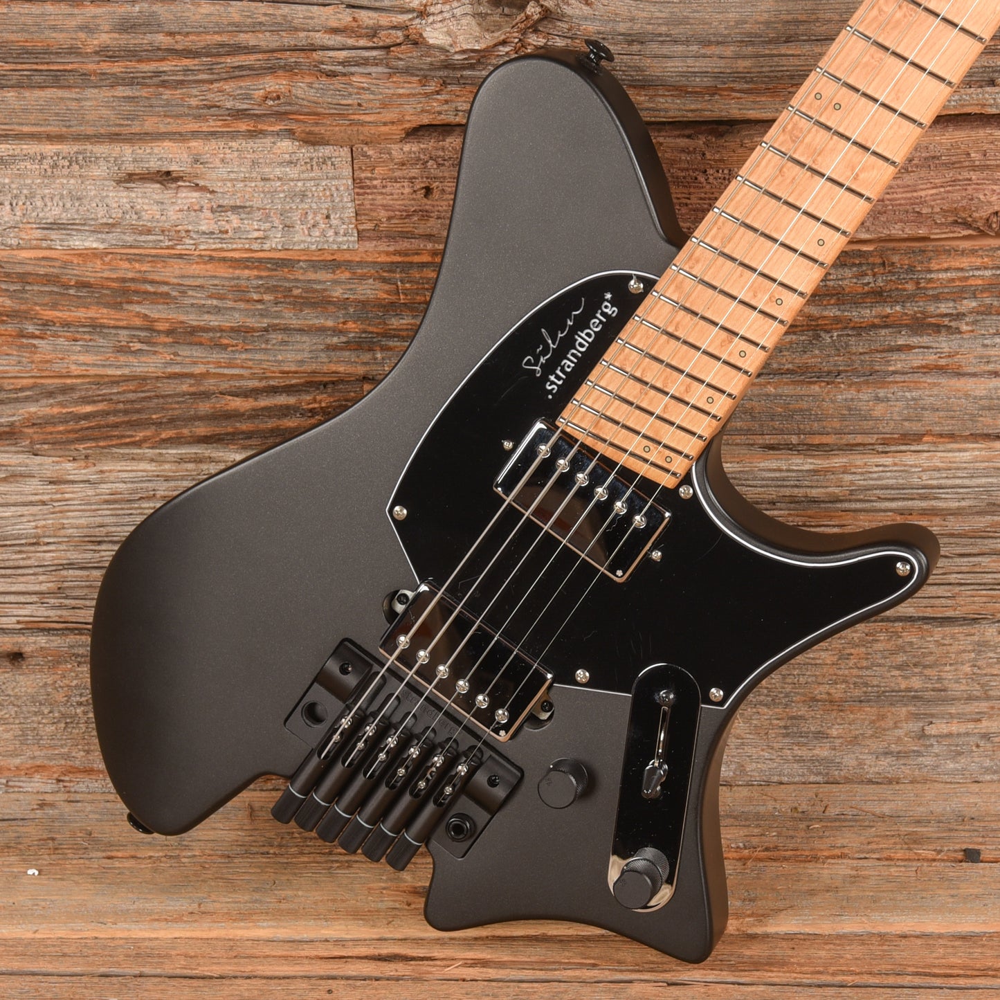 Strandberg Salen Classic NX 6 Tremolo HH Matte Black Electric Guitars