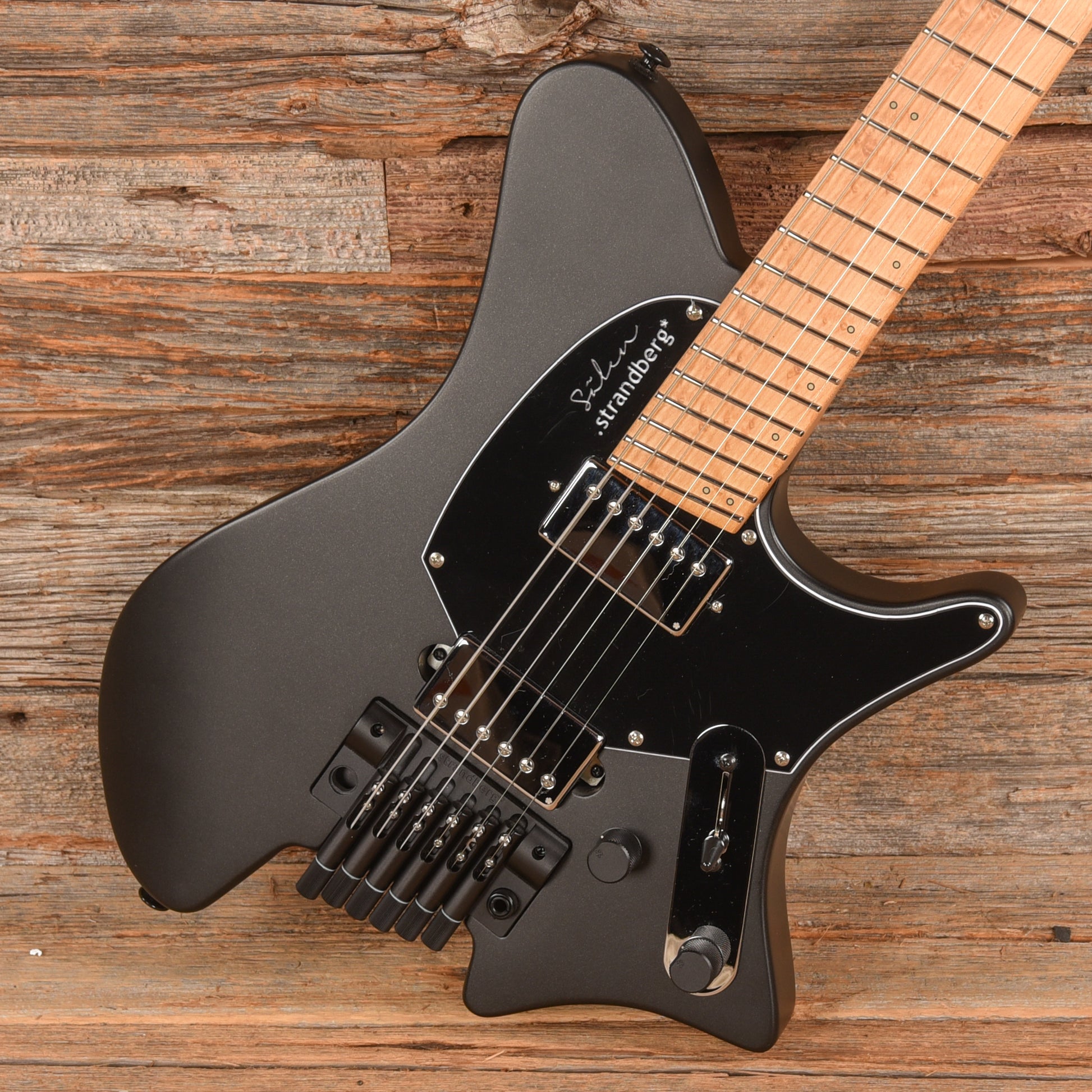 Strandberg Salen Classic NX 6 Tremolo HH Matte Black Electric Guitars