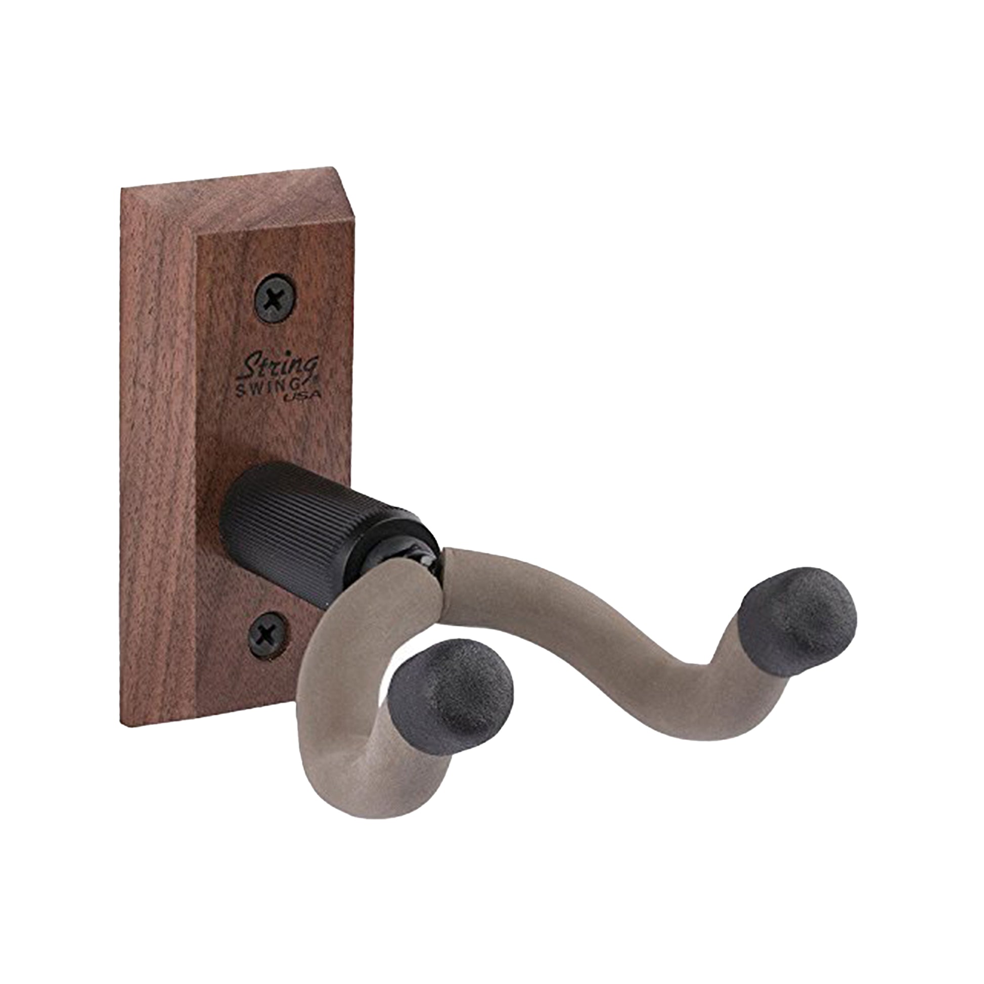 String Swing Home and Studio Guitar Keeper - Black Walnut Accessories / Stands