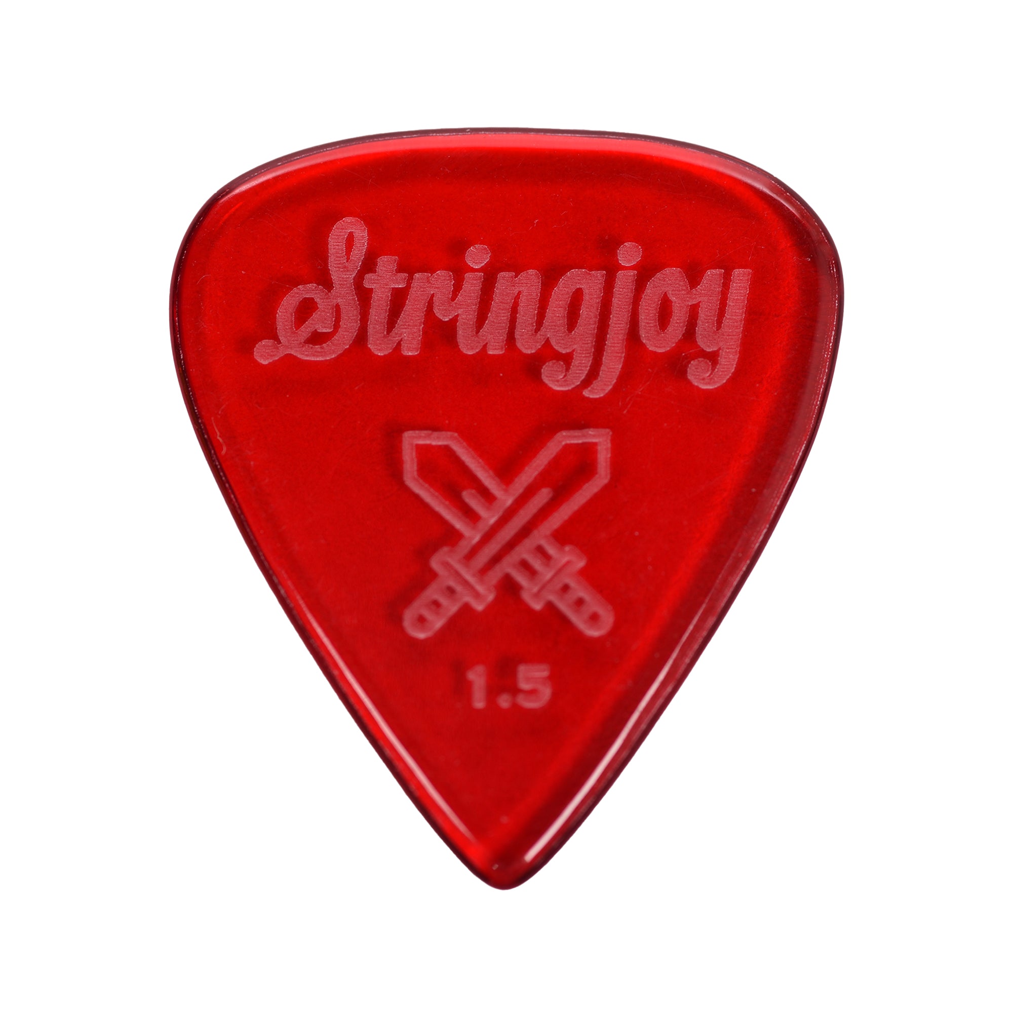 Stringjoy 1.5mm Longsword Acrylic Picks 2-Pack Accessories / Picks