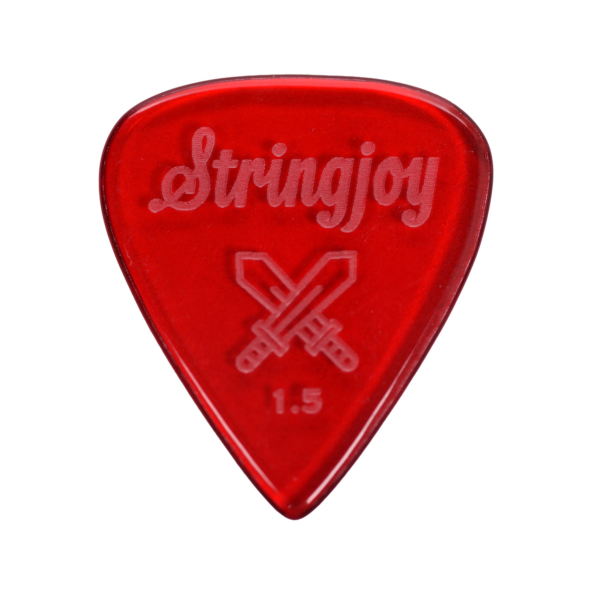 Stringjoy 1.5mm Longsword Acrylic Picks 2-Pack Accessories / Picks