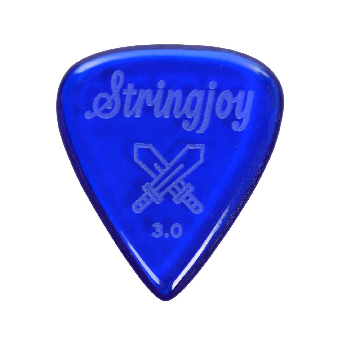 Stringjoy 3.0mm Longsword Acrylic Picks 2-Pack Accessories / Picks
