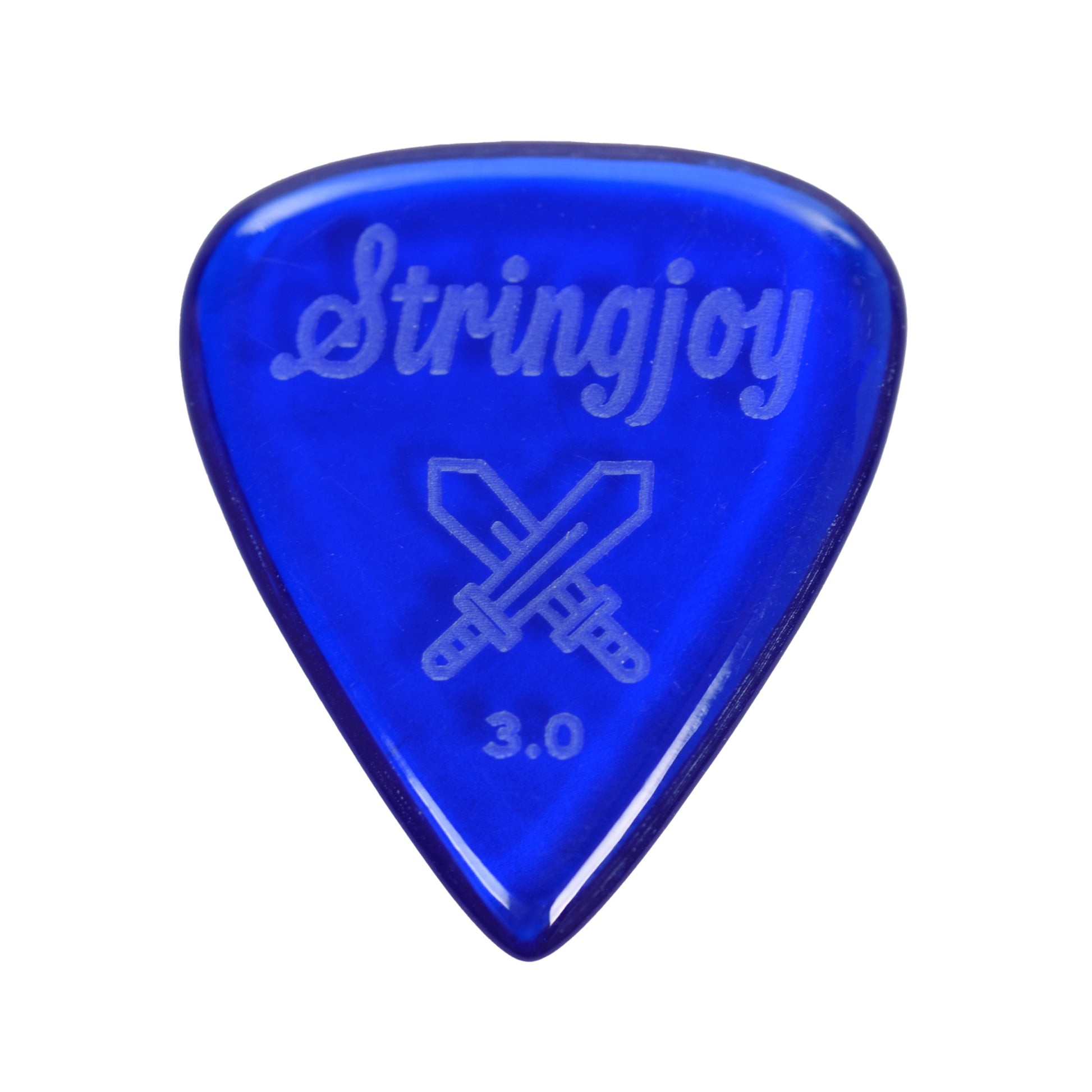 Stringjoy 3.0mm Longsword Acrylic Picks 2-Pack Accessories / Picks