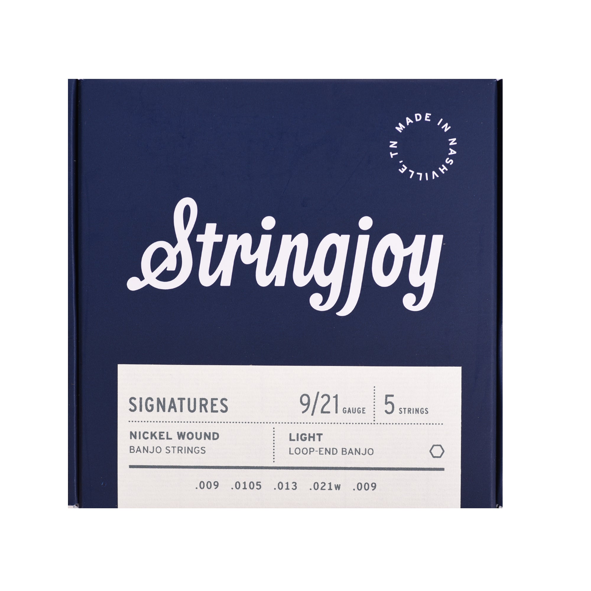Stringjoy Signatures Light Gauge 9-21 5-String Nickel Wound Banjo Strings Accessories / Strings / Banjo Strings