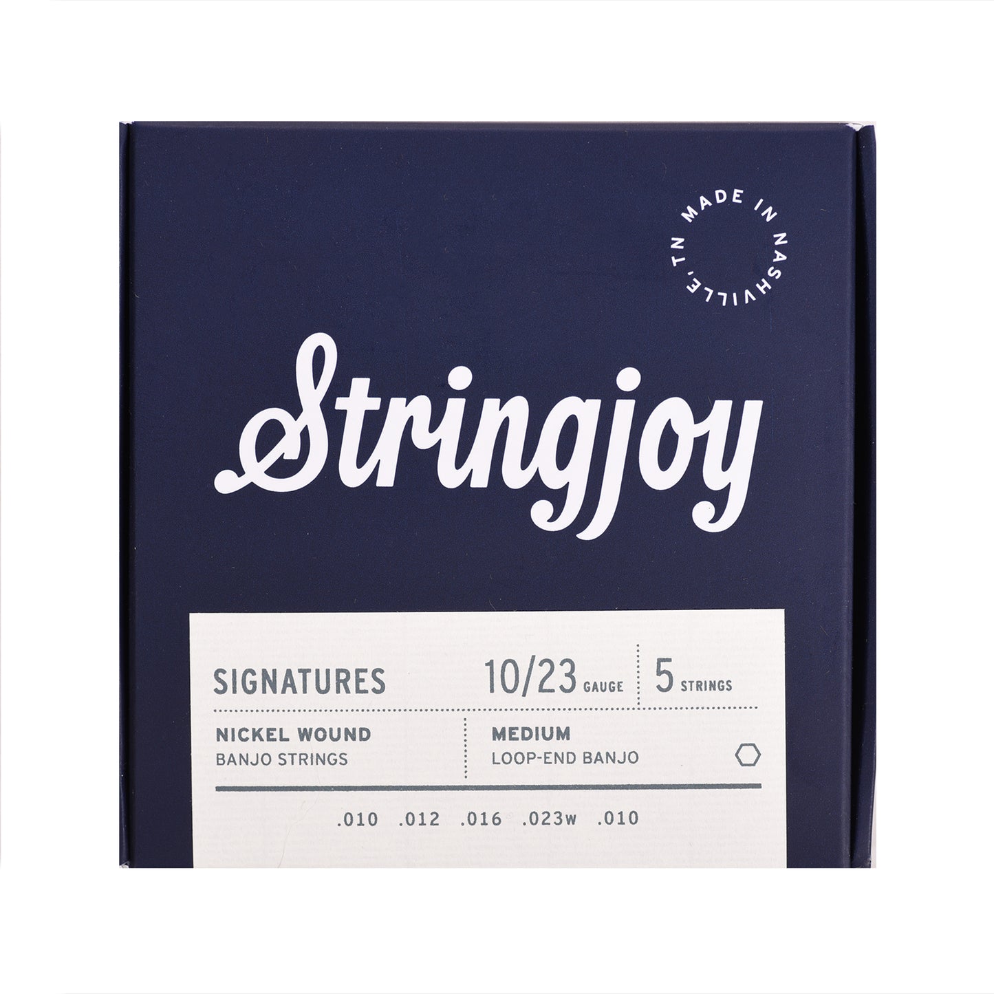 Stringjoy Signatures Medium Gauge 10-23 5-String Nickel Wound Banjo Strings Accessories / Strings / Banjo Strings