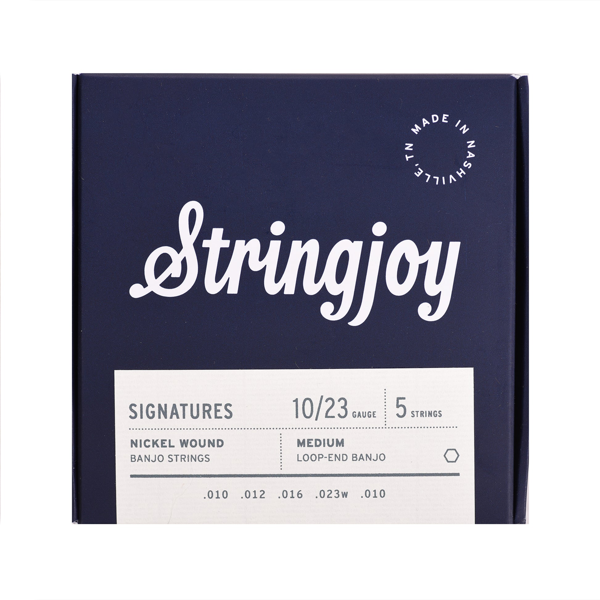 Stringjoy Signatures Medium Gauge 10-23 5-String Nickel Wound Banjo Strings Accessories / Strings / Banjo Strings