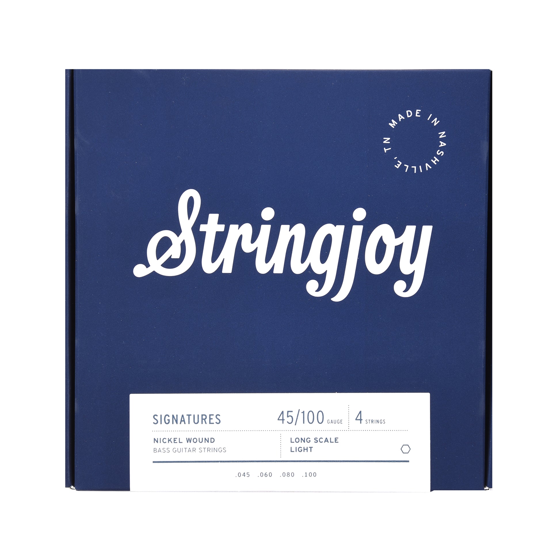 Stringjoy 4-String Electric Bass Light Gauge Long Scale 45-100 Accessories / Strings / Bass Strings