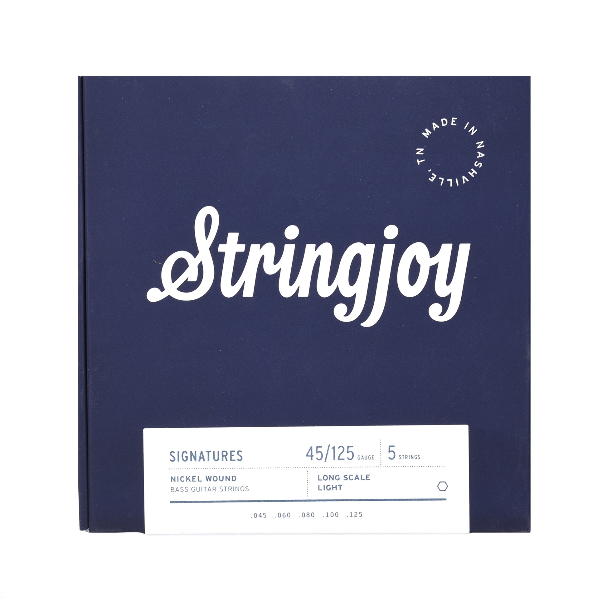 Stringjoy 5-String Electric Bass Light Gauge Long Scale 45-125 Accessories / Strings / Bass Strings