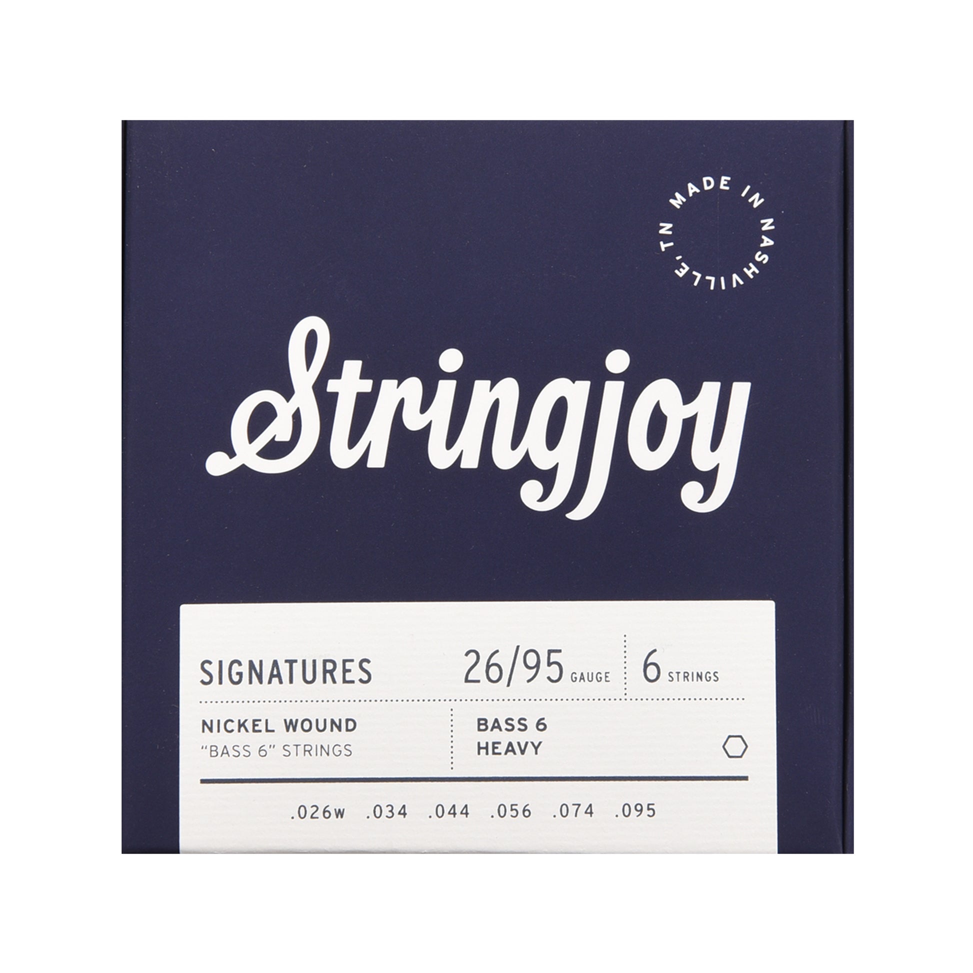 Stringjoy Signatures Bass VI Balanced Heavy Gauge 26-95 Nickel Wound Guitar Strings Accessories / Strings / Bass Strings