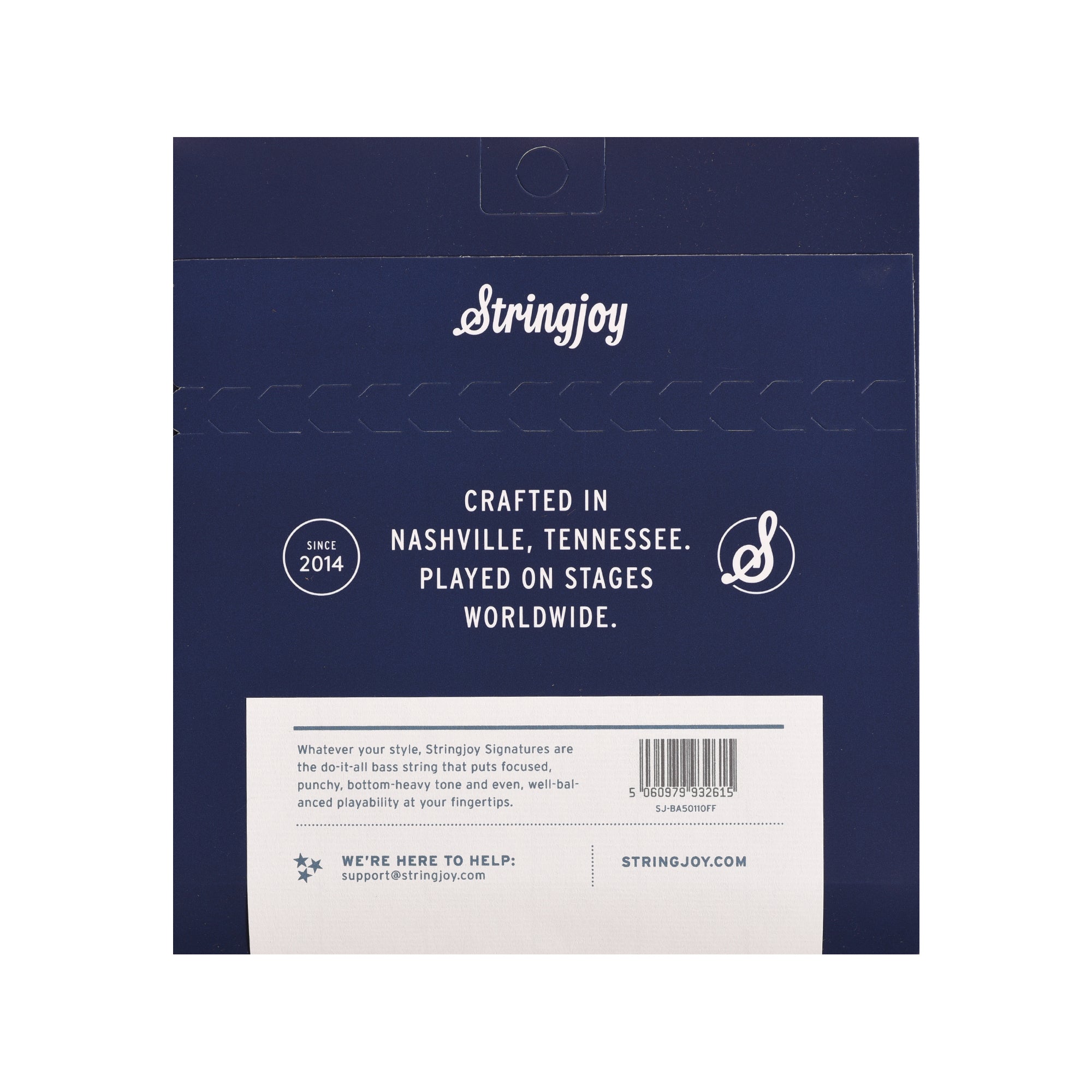 Stringjoy Signatures Heavy Gauge 50-110 4-String Fanned Fret Nickel Wound Bass Guitar Strings Accessories / Strings / Bass Strings