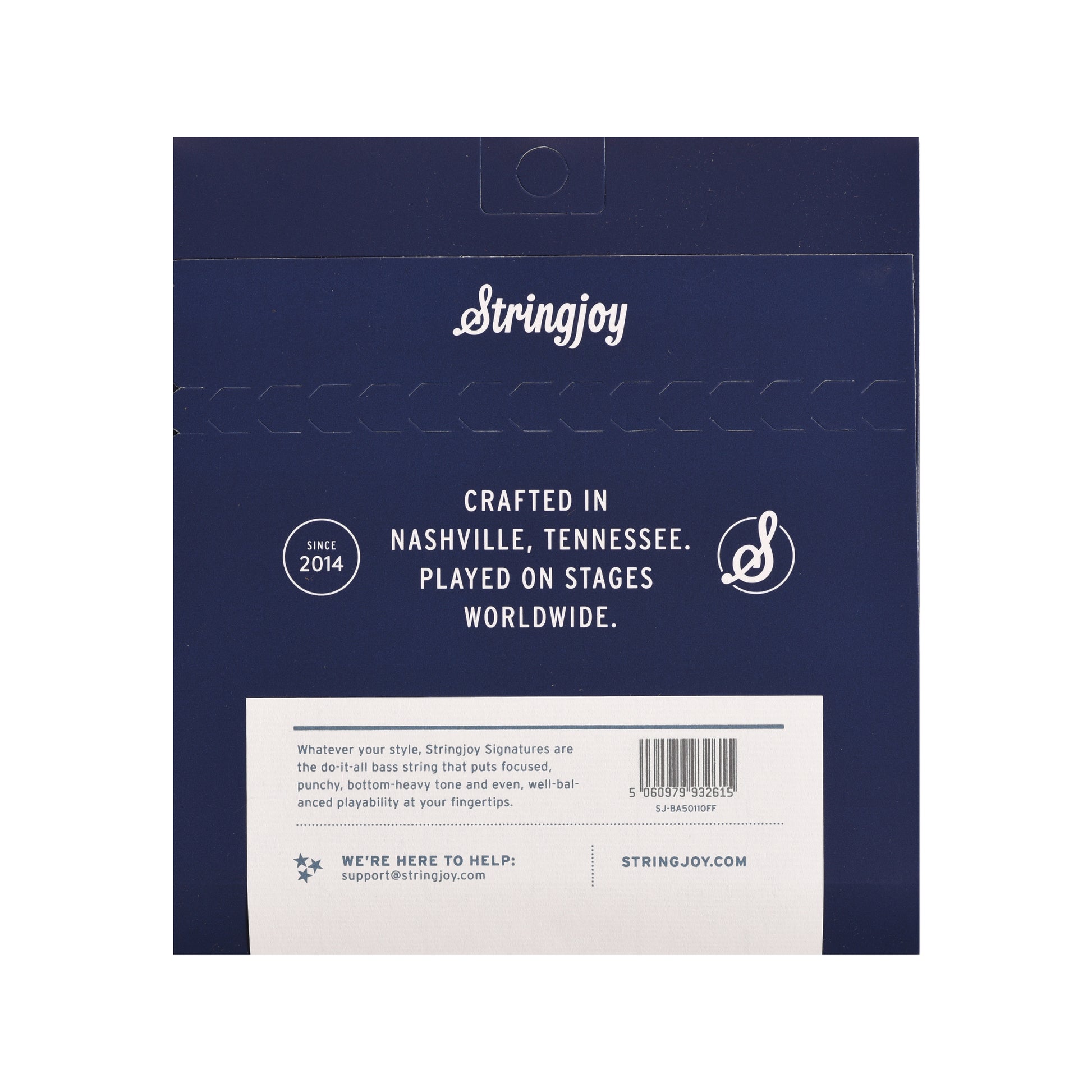 Stringjoy Signatures Heavy Gauge 50-110 4-String Fanned Fret Nickel Wound Bass Guitar Strings Accessories / Strings / Bass Strings