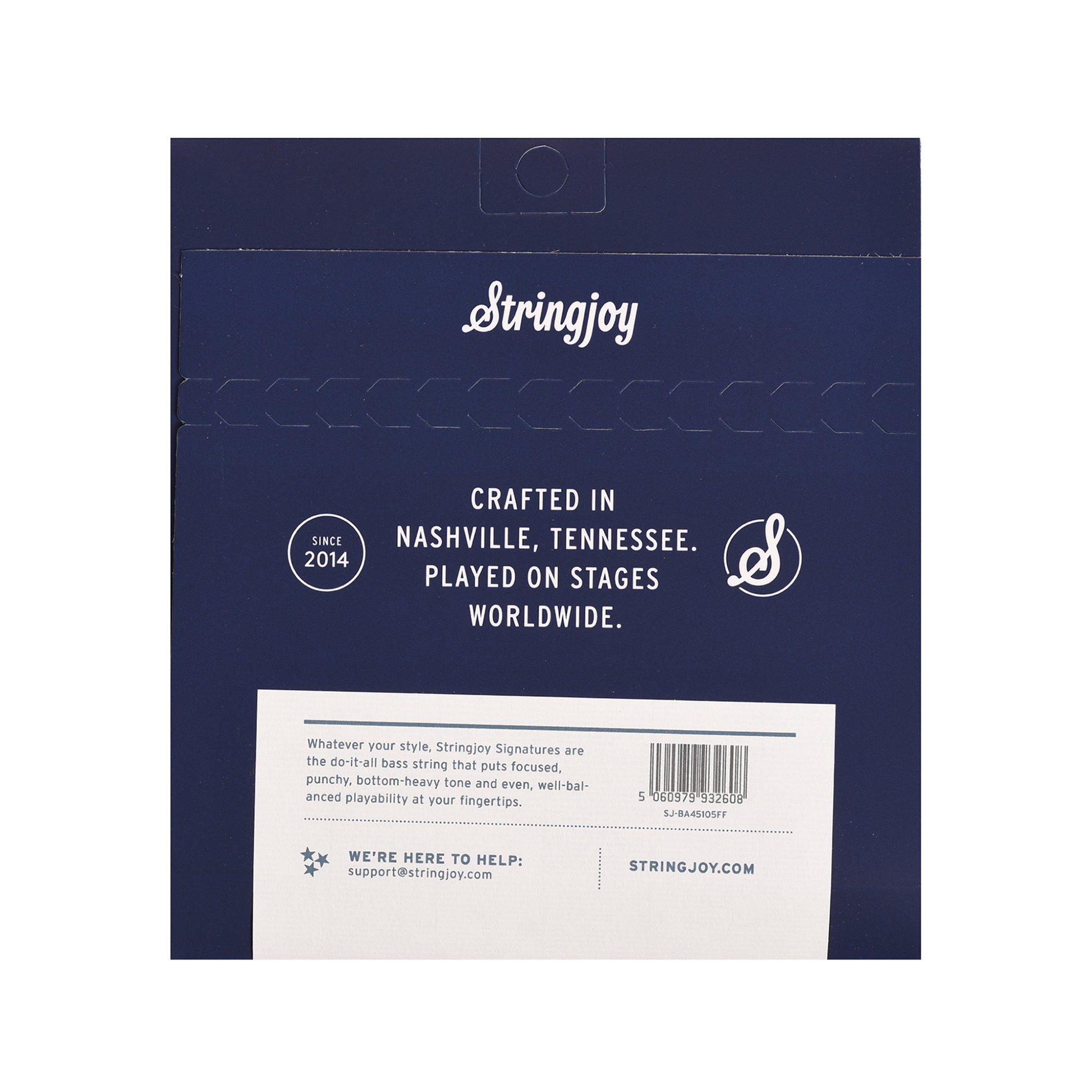 Stringjoy Signatures Light Gauge 45-105 4-String Fanned Fret Nickel Wound Bass Guitar Strings Accessories / Strings / Bass Strings