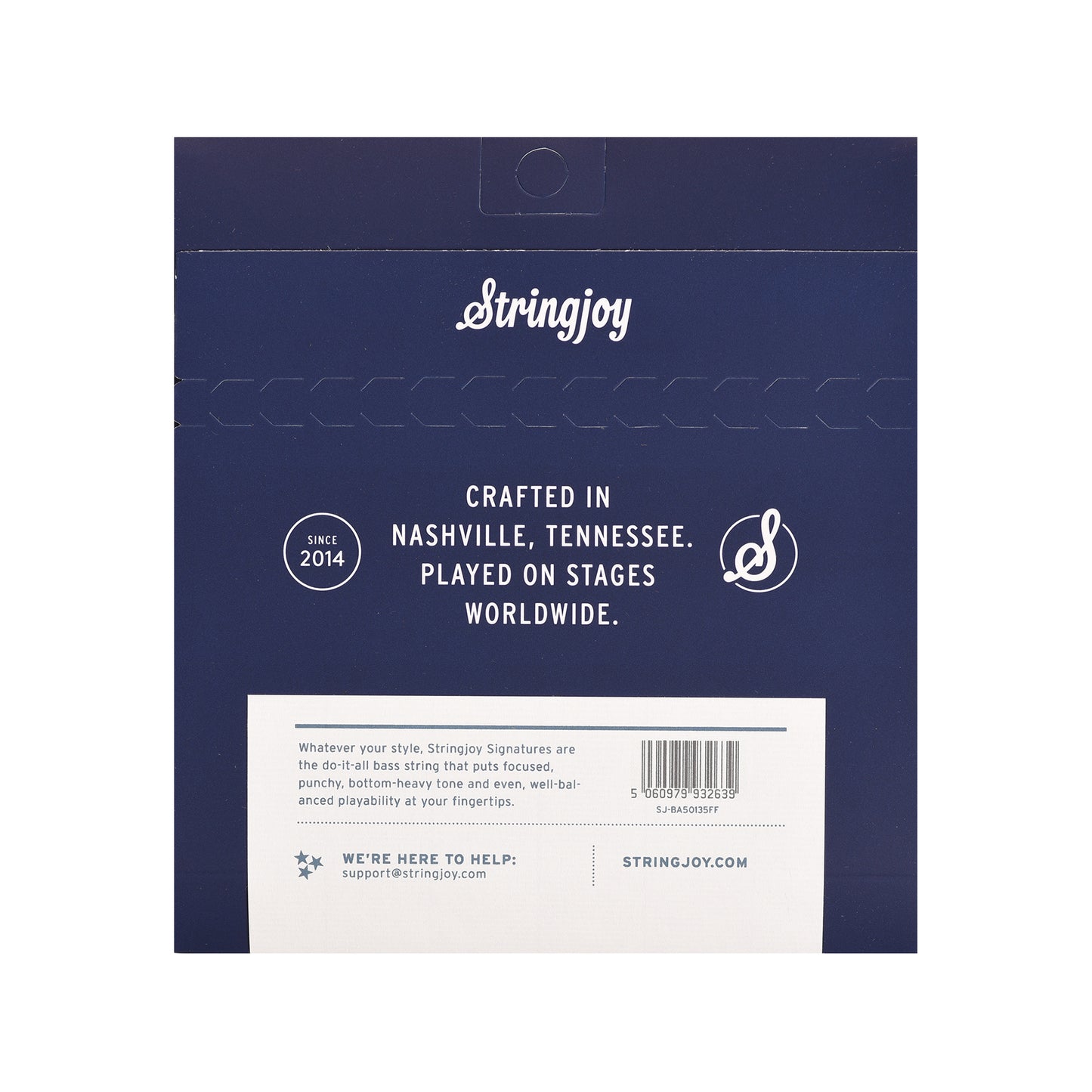 Stringjoy Signatures Medium Gauge 50-135 5-String Fanned Fret Nickel Wound Bass Guitar Strings Accessories / Strings / Bass Strings