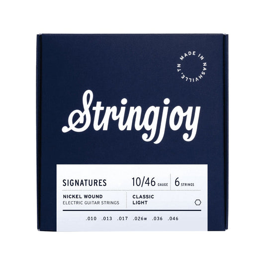 Stringjoy Signatures Classic Light Gauge 10-46 Nickel Wound Electric Guitar Strings Accessories / Strings / Guitar Strings