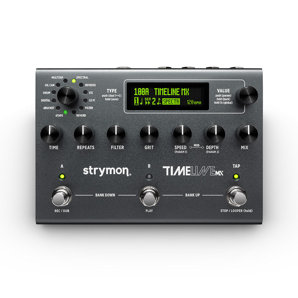 Strymon TimeLine MX Multi-Delay Workstation Effect Pedals