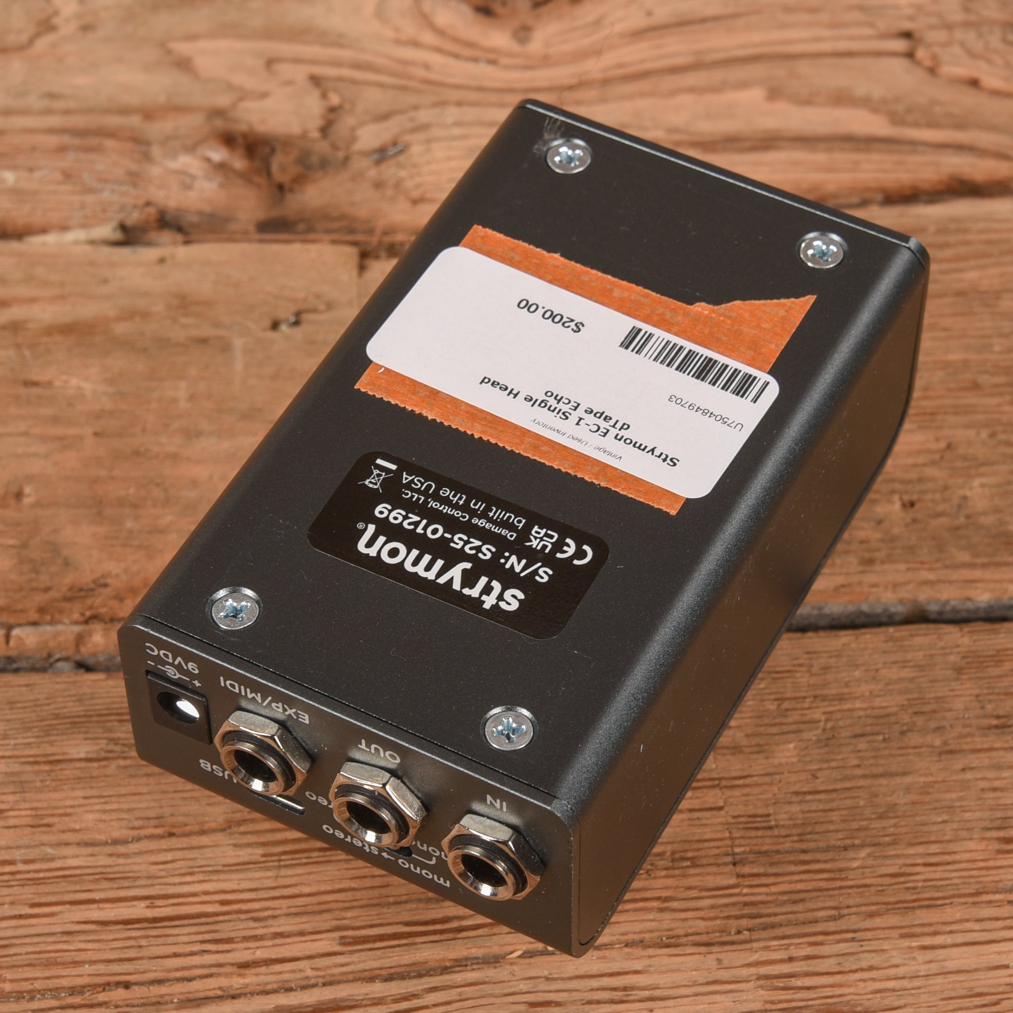 Strymon EC-1 Single Head dTape Echo Effects and Pedals / Delay