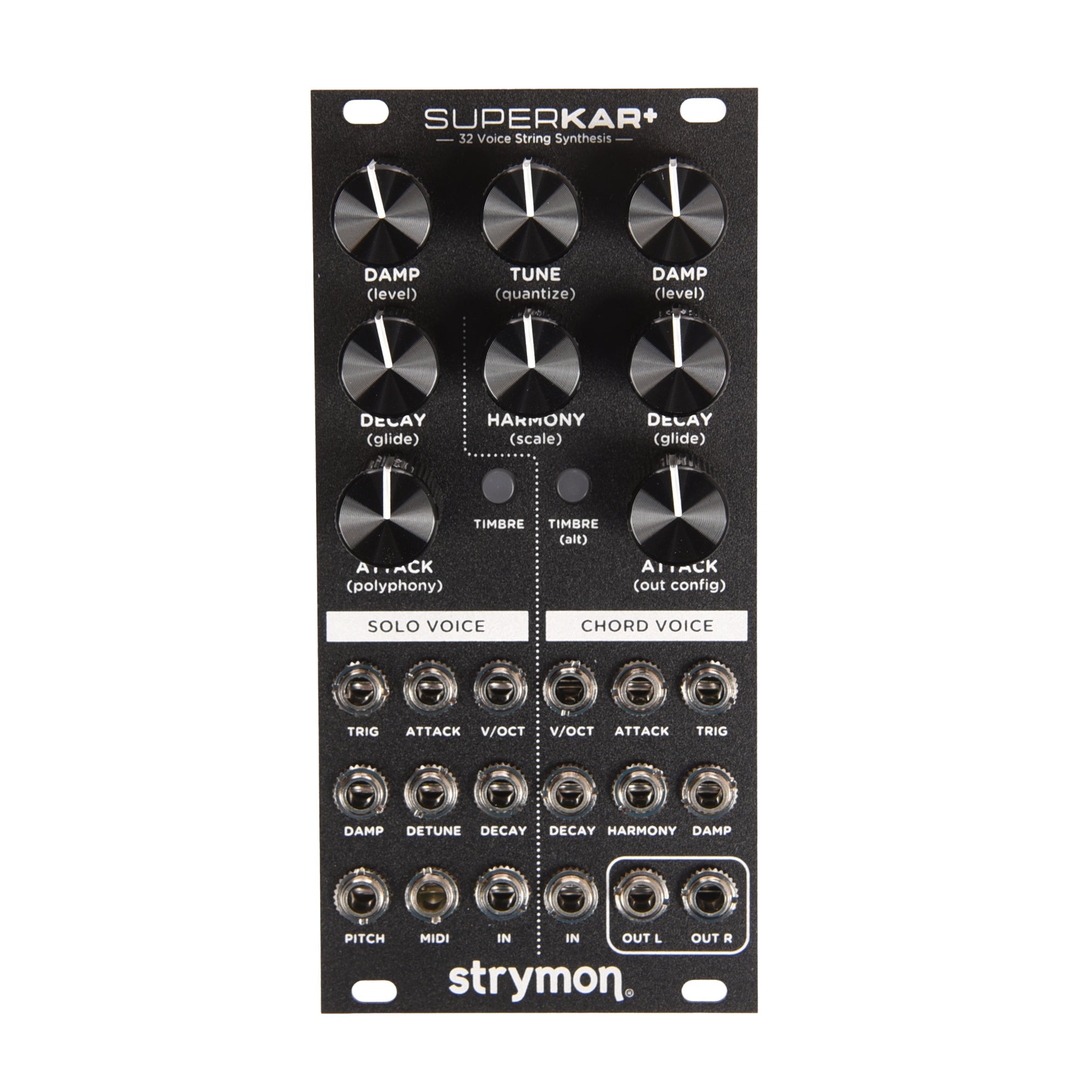 Strymon SuperKar+ 32 Voice String Synthesis Euroack Module Eurorack