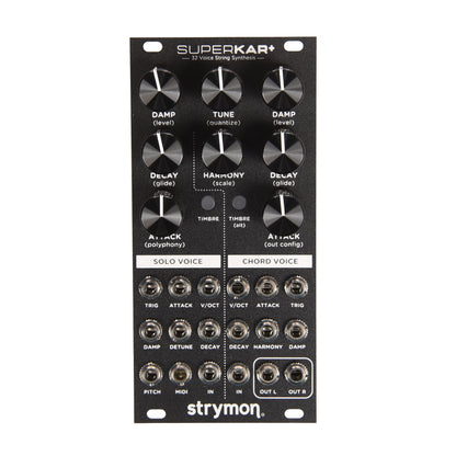 Strymon SuperKar+ 32 Voice String Synthesis Euroack Module Keyboards and Synths / Synths / Eurorack