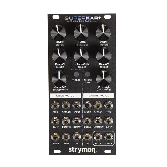 Strymon SuperKar+ 32 Voice String Synthesis Euroack Module Keyboards and Synths / Synths / Eurorack