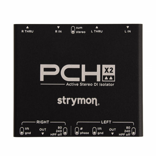 Strymon PCH X2 Stereo Active DI Isolator w/Phantom Power Pro Audio / DI Boxes