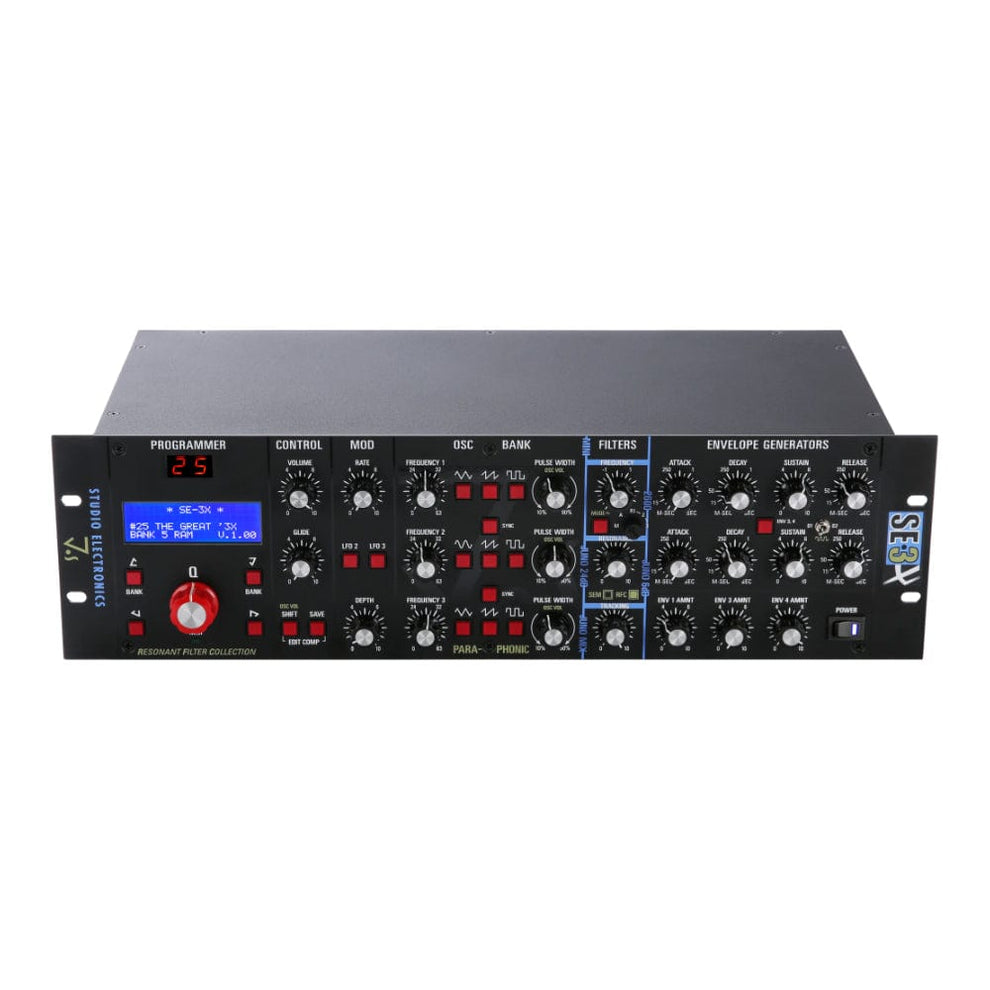 Studio Electronics Studio Electronics SE-3X 3-Voice Rackmount Paraphonic Analog Synthesiz ...