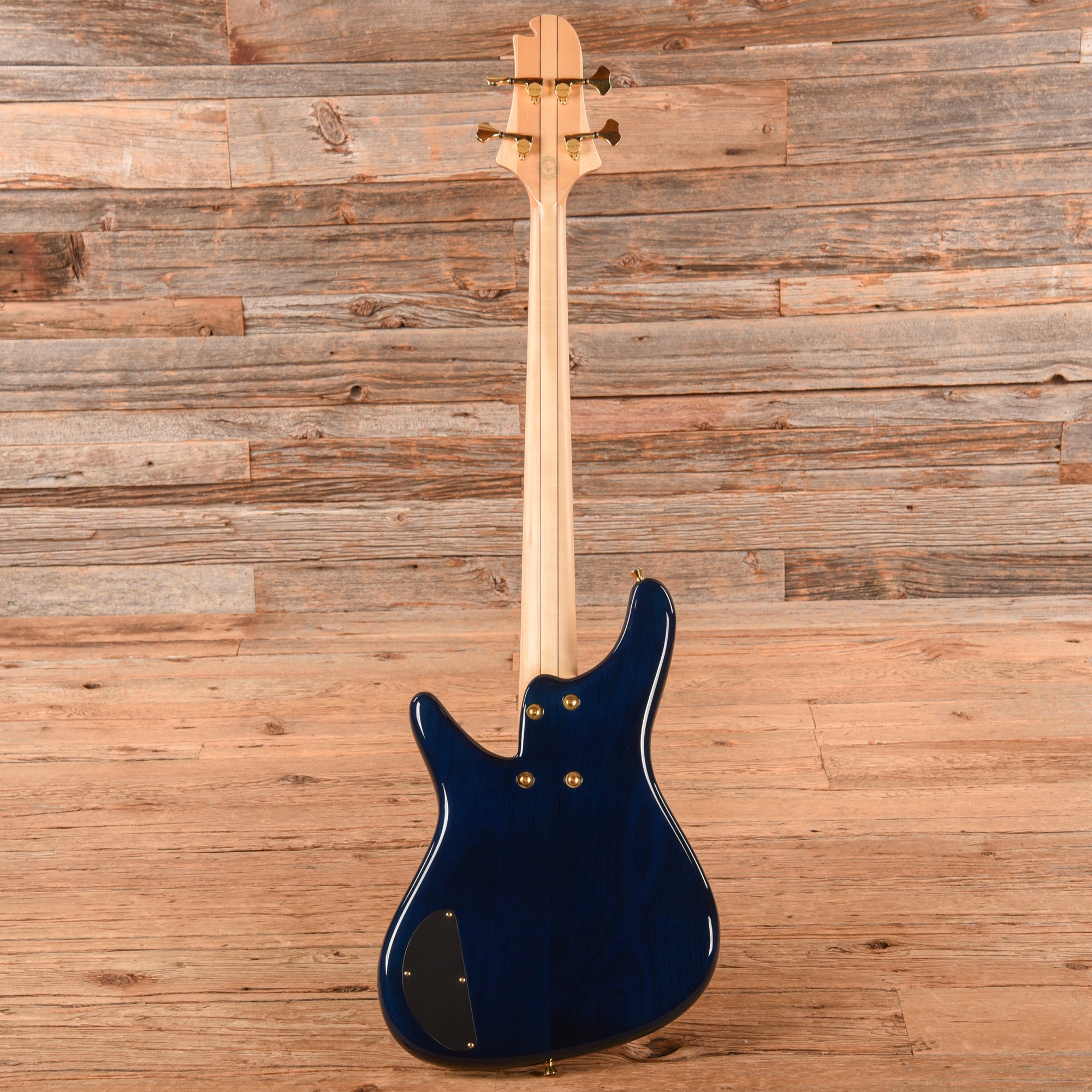 Sugi NB4C Poplar Burl Blue 2021 Bass Guitars / 4-String