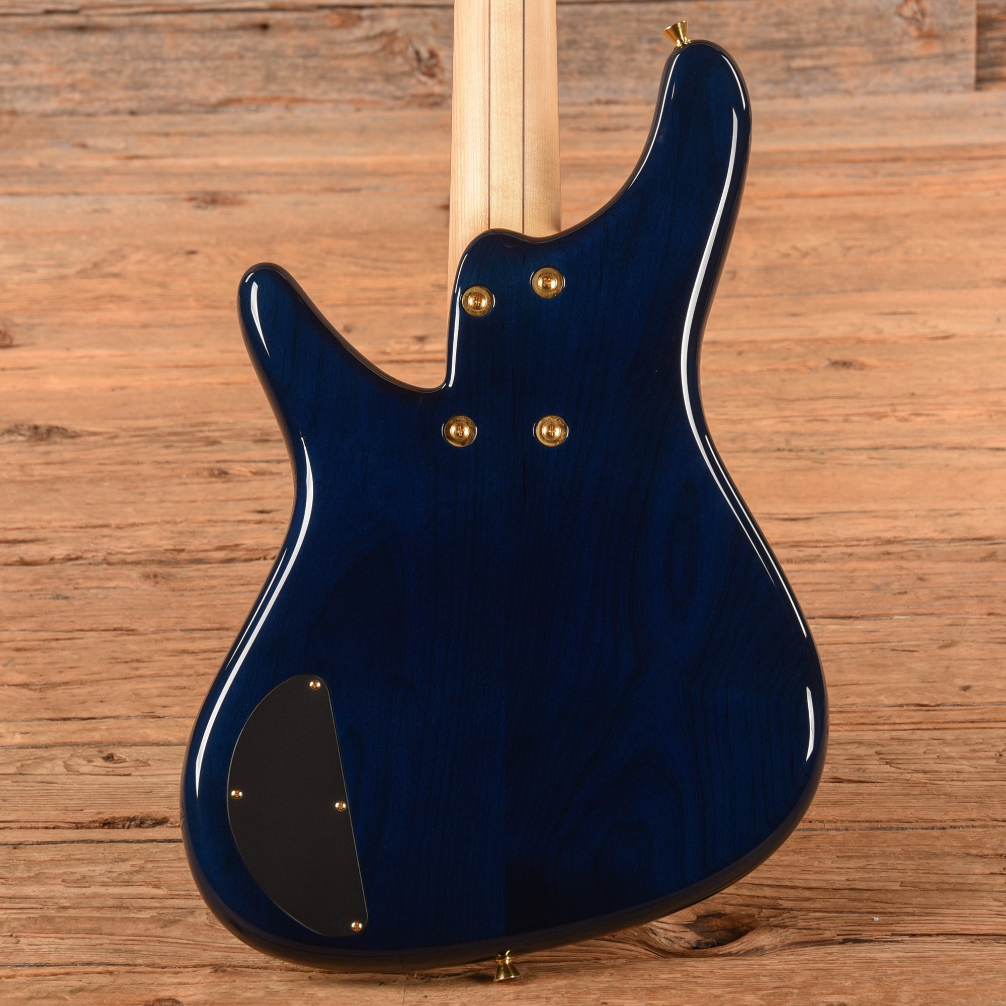 Sugi NB4C Poplar Burl Blue 2021 Bass Guitars / 4-String