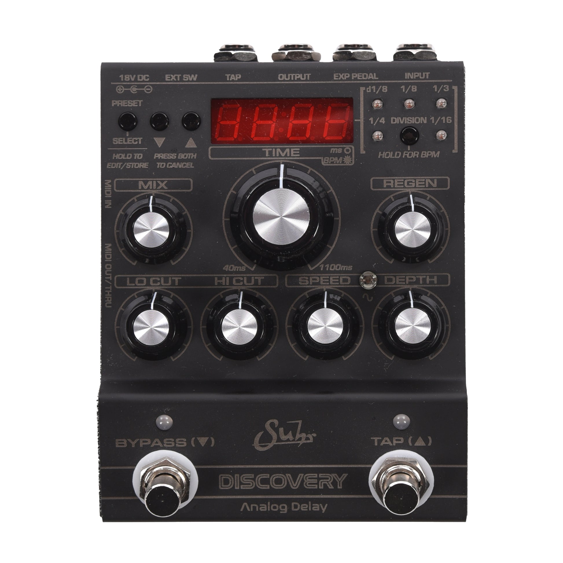 Suhr Dark Discovery Analog Delay Pedal Black Edition Effects and Pedals / Delay