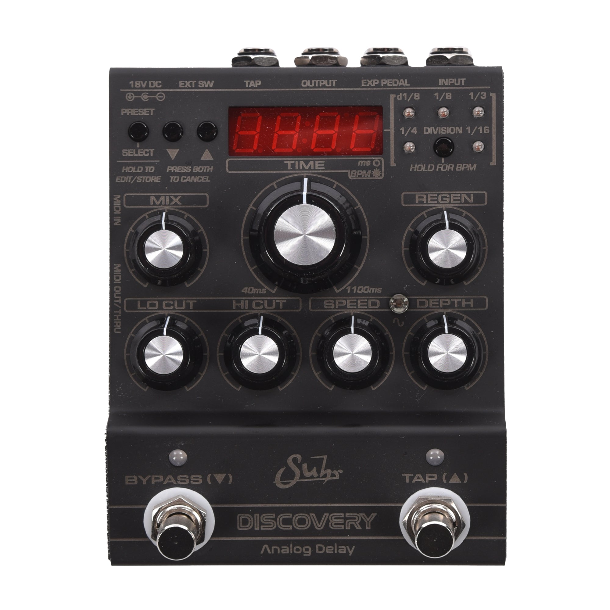 Suhr Dark Discovery Analog Delay Pedal Black Edition Effects and Pedals / Delay