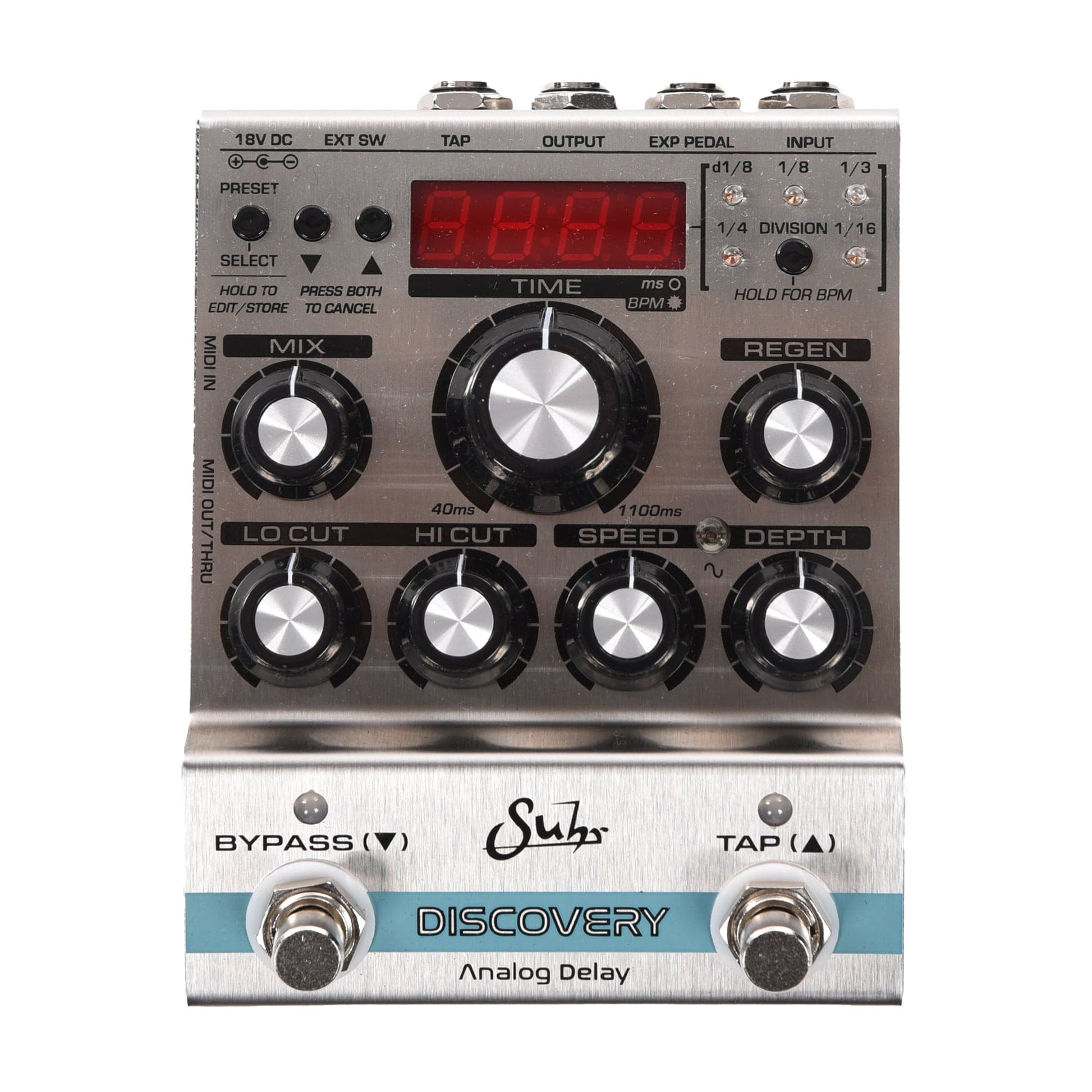 delay pedal with bpm Suhr Discovery Analog Delay Pedal