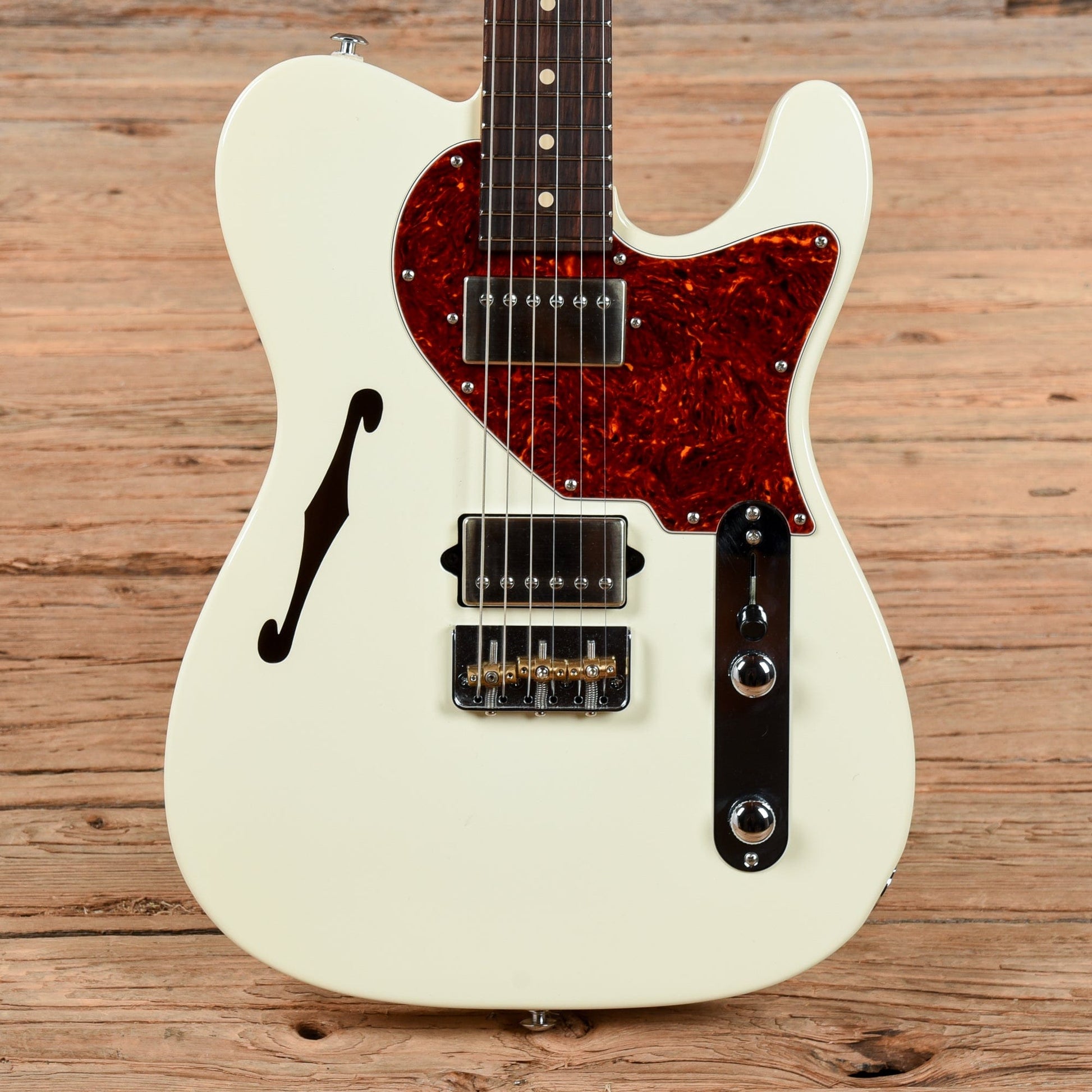 Suhr Alt T Semi-Hollow Olympic White Electric Guitars / Semi-Hollow