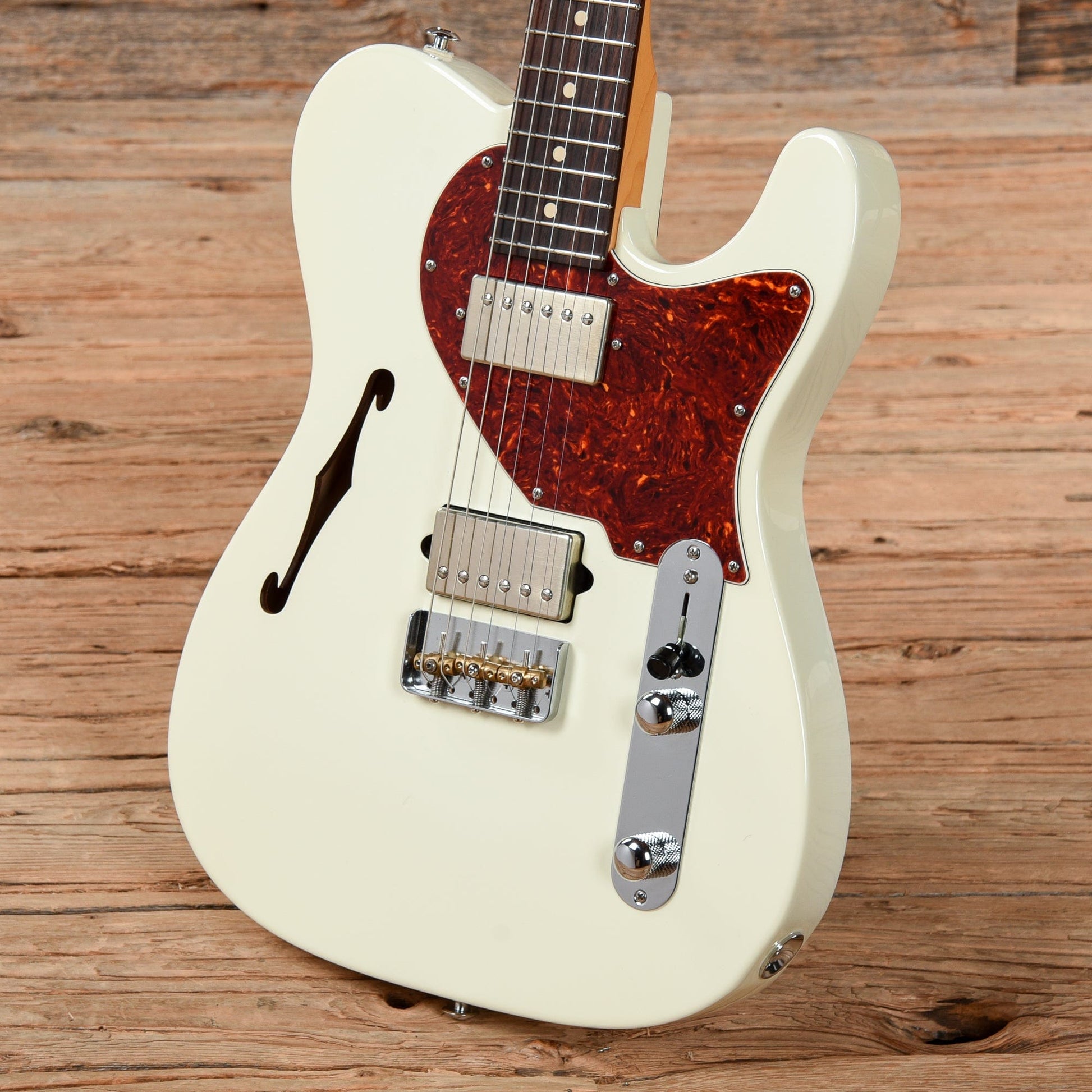 Suhr Alt T Semi-Hollow Olympic White Electric Guitars / Semi-Hollow