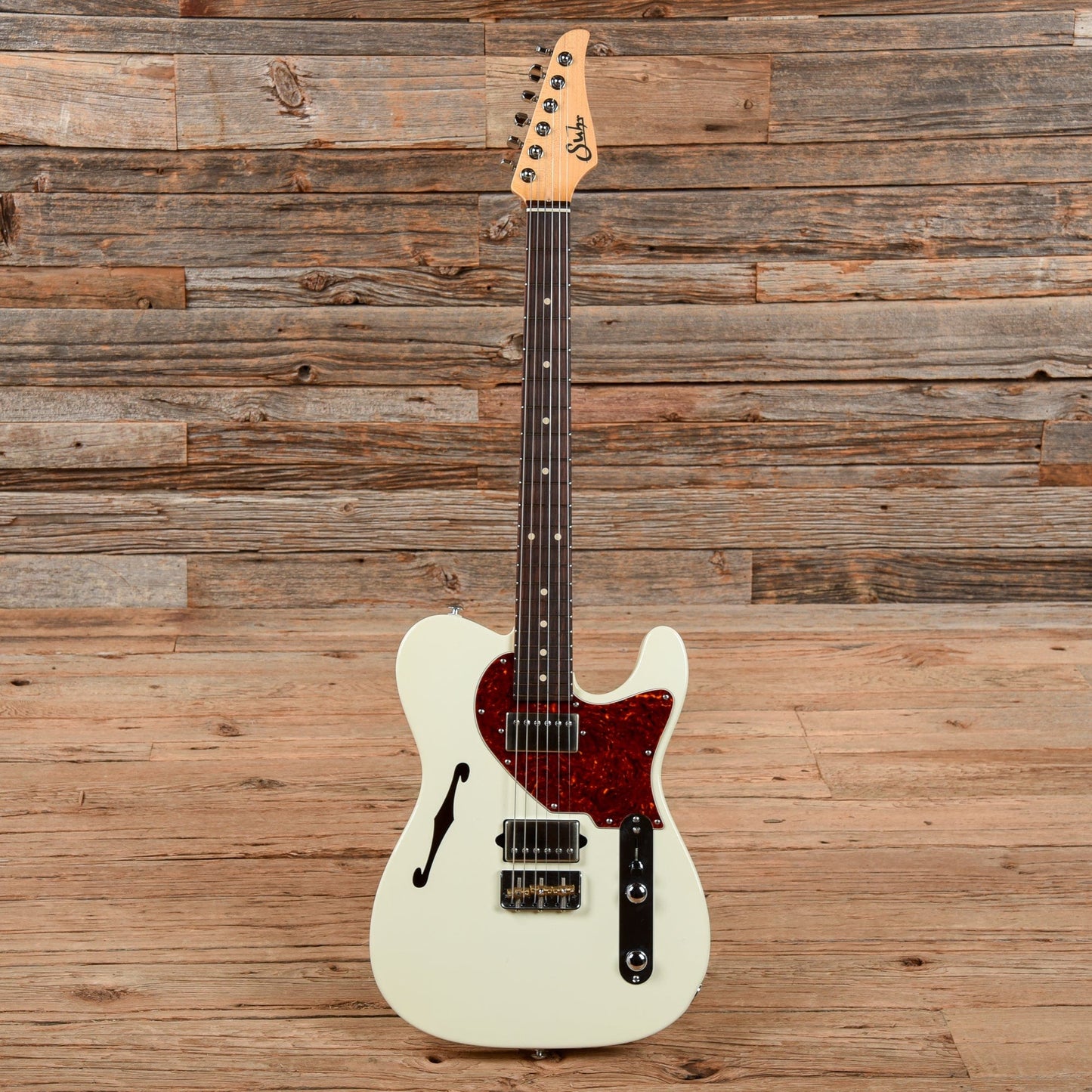 Suhr Alt T Semi-Hollow Olympic White Electric Guitars / Semi-Hollow
