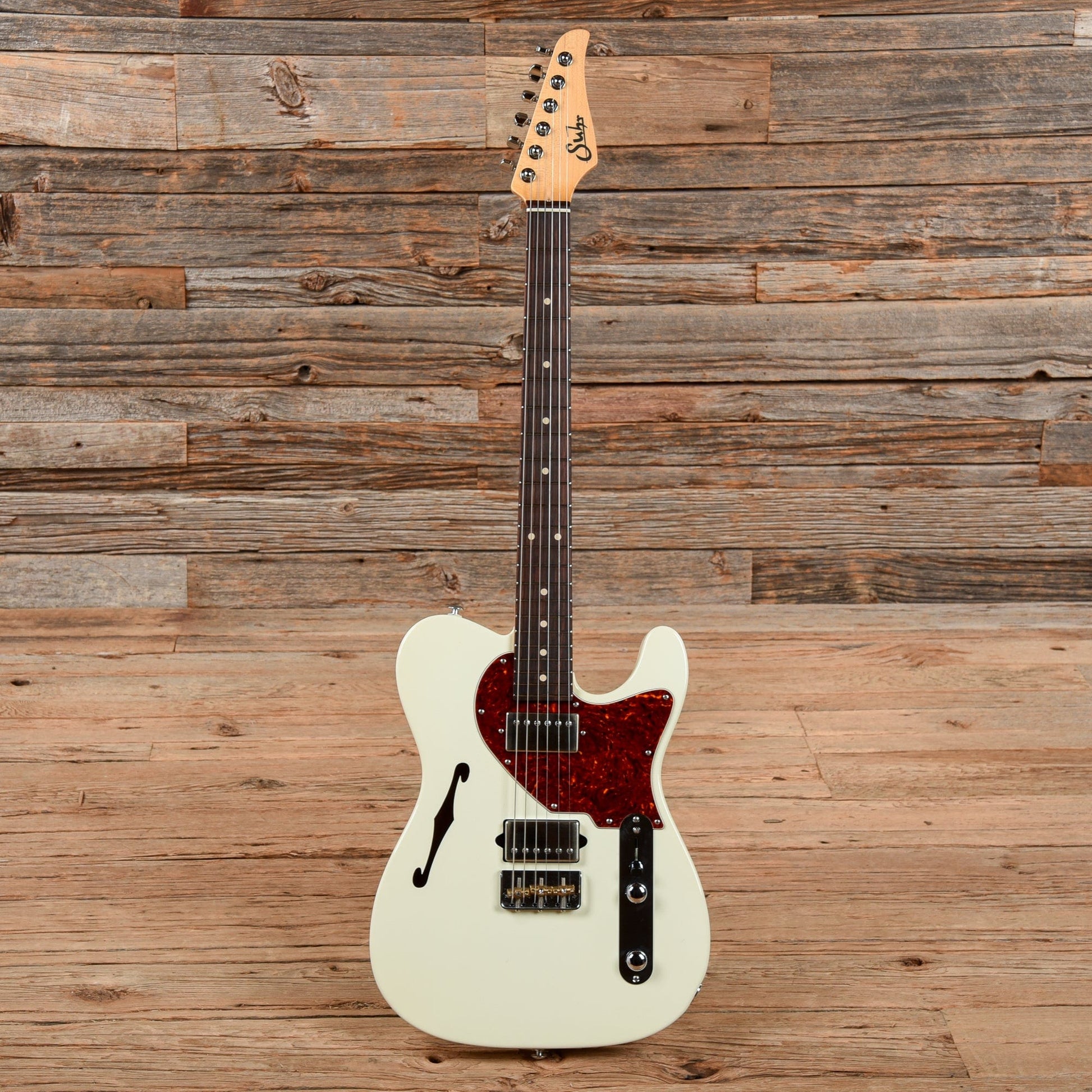 Suhr Alt T Semi-Hollow Olympic White Electric Guitars / Semi-Hollow