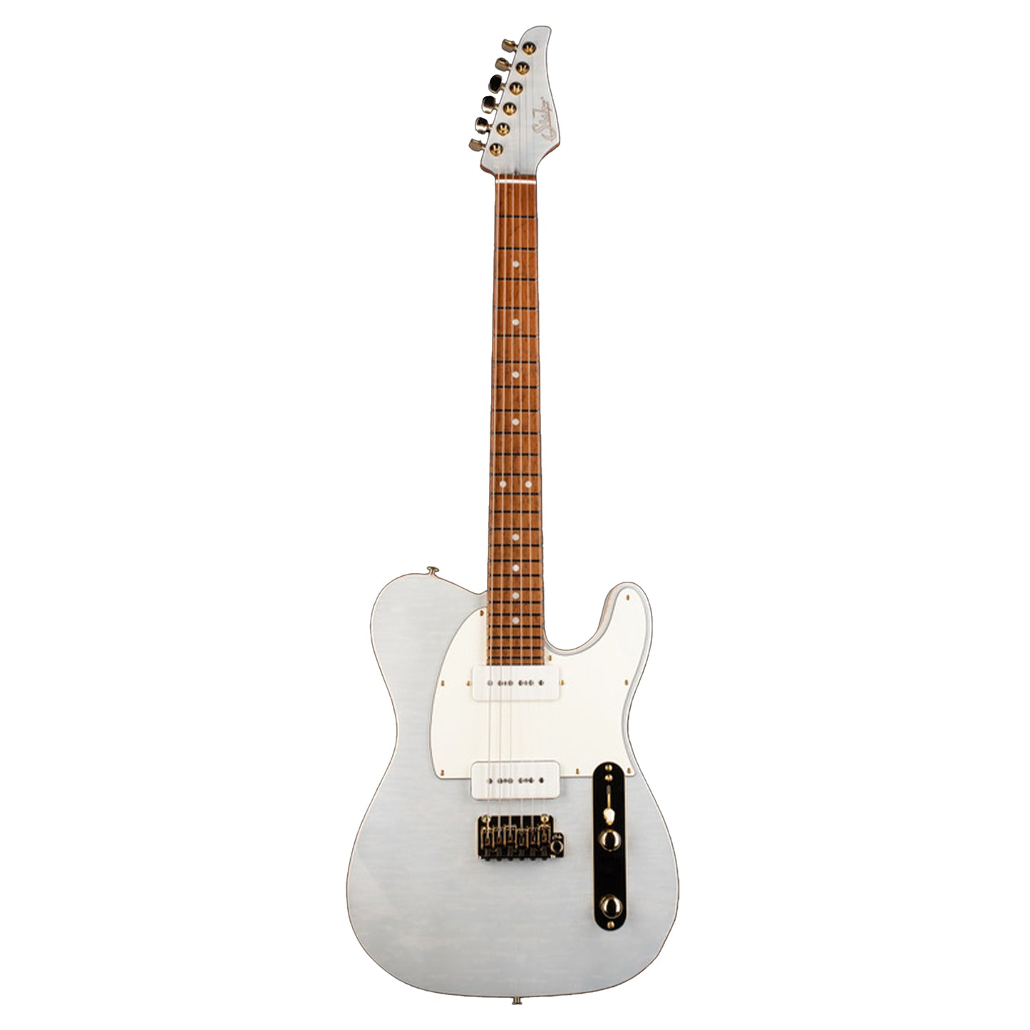 Suhr Benjamin Madden Signature Modern T w/ Quilt Maple Top Trans White Electric Guitars / Solid Body